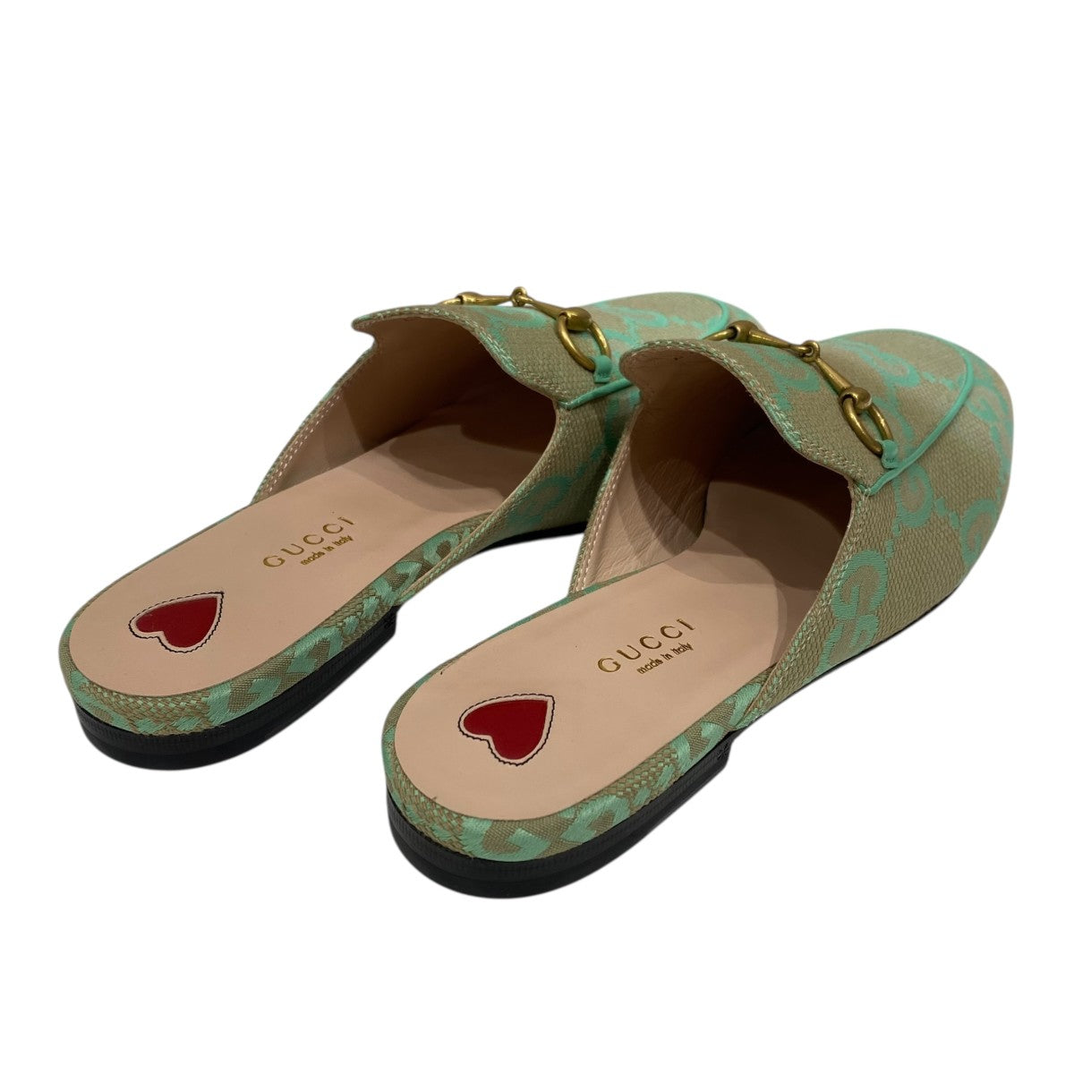 GUCCI(グッチ) GGキャンバス プリンスタウン スリッポン ミュール