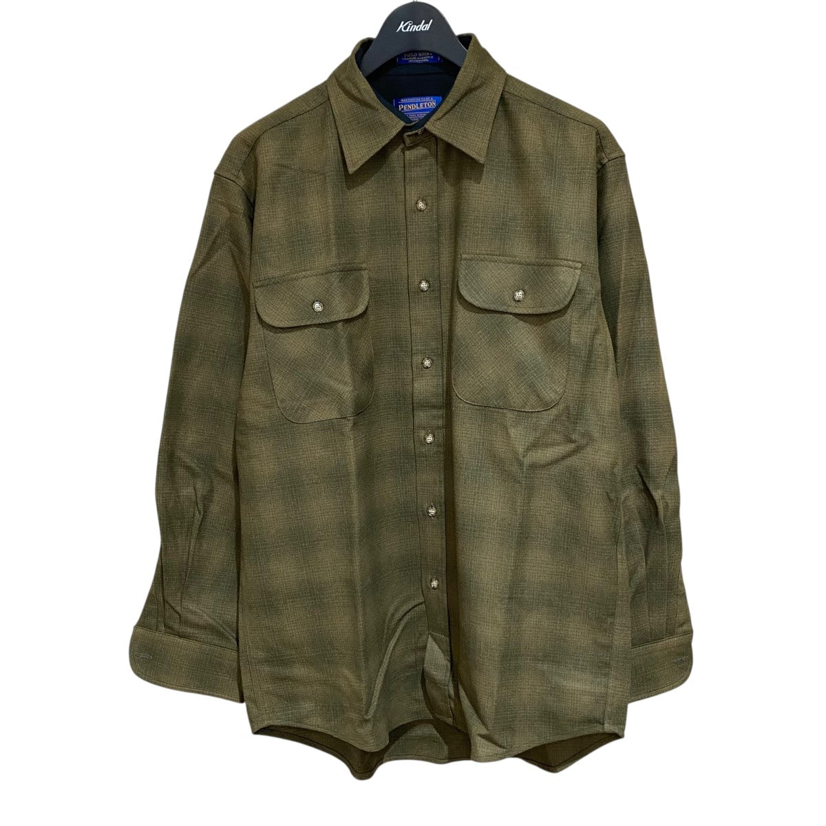 PENDLETON FIELD SHIRTオンブレーチェックシャツ 古着・中古-1枚目のアイテム画像