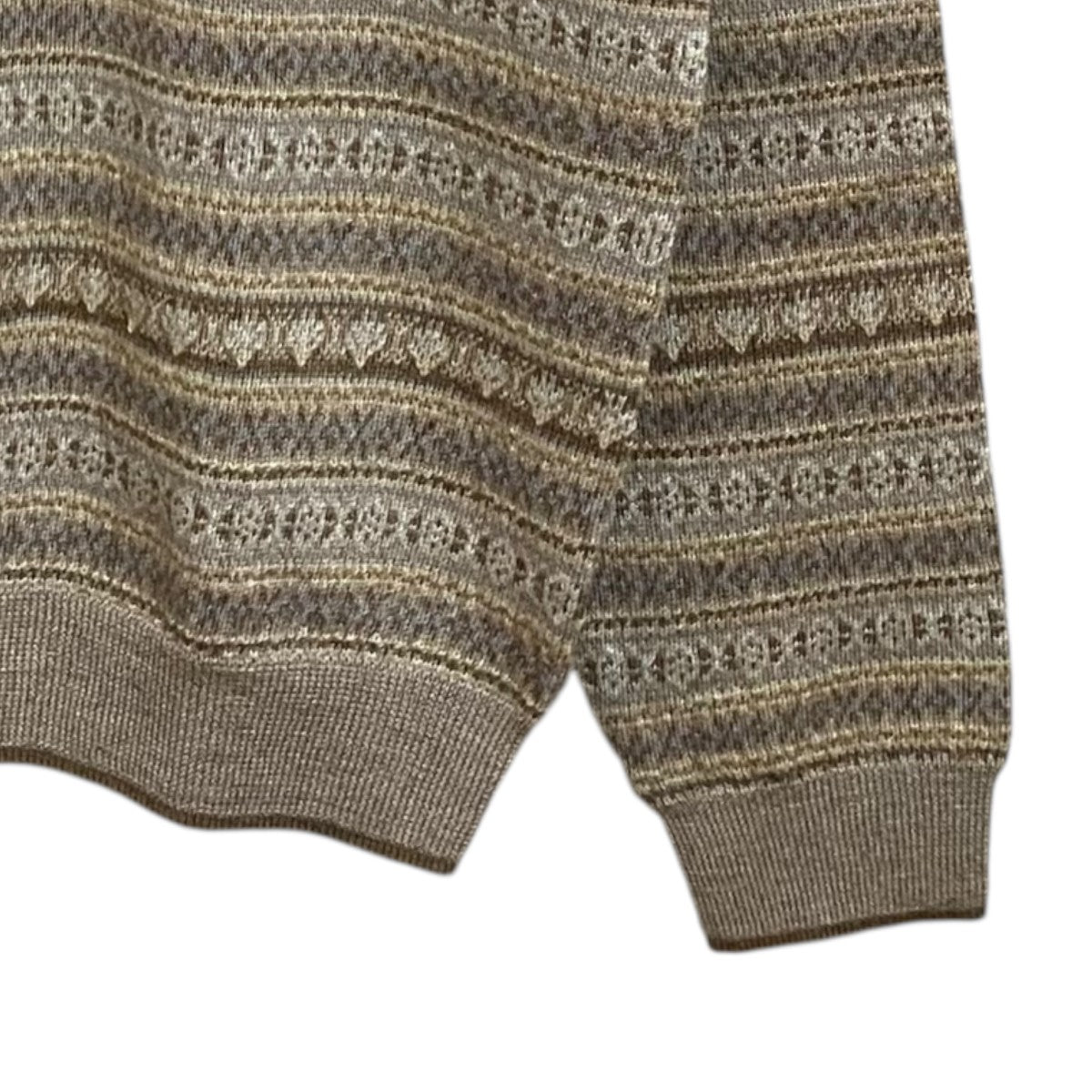 BROOKS BROTHERS フェアアイルVネックニット 古着・中古-4枚目のアイテム画像