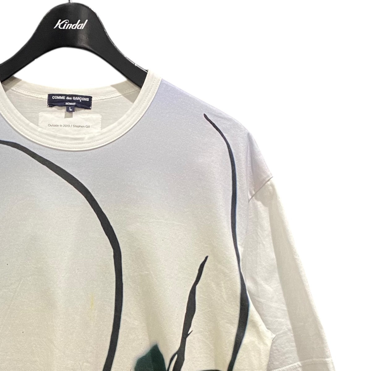 COMME des GARCONS HOMME×Stephen Gill Stephen Gill コラボ グラフィックフォトプリントＴシャツHM-T020 古着・中古-3枚目のアイテム画像