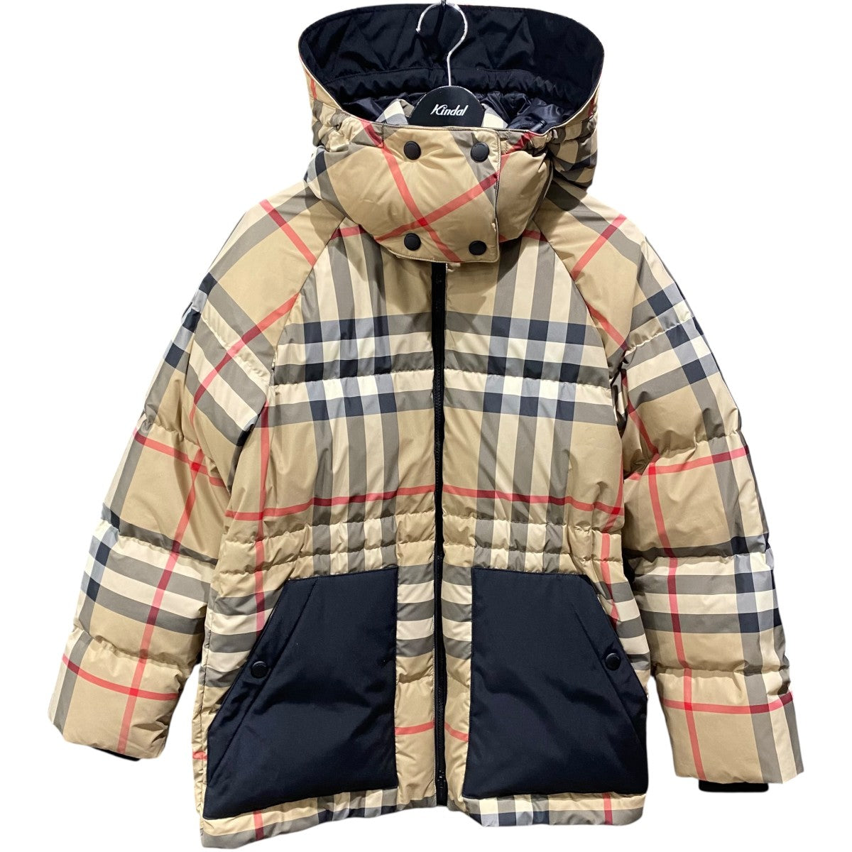 BURBERRY ノヴァチェック柄ダウンジャケット8045956 古着・中古-1枚目のアイテム画像