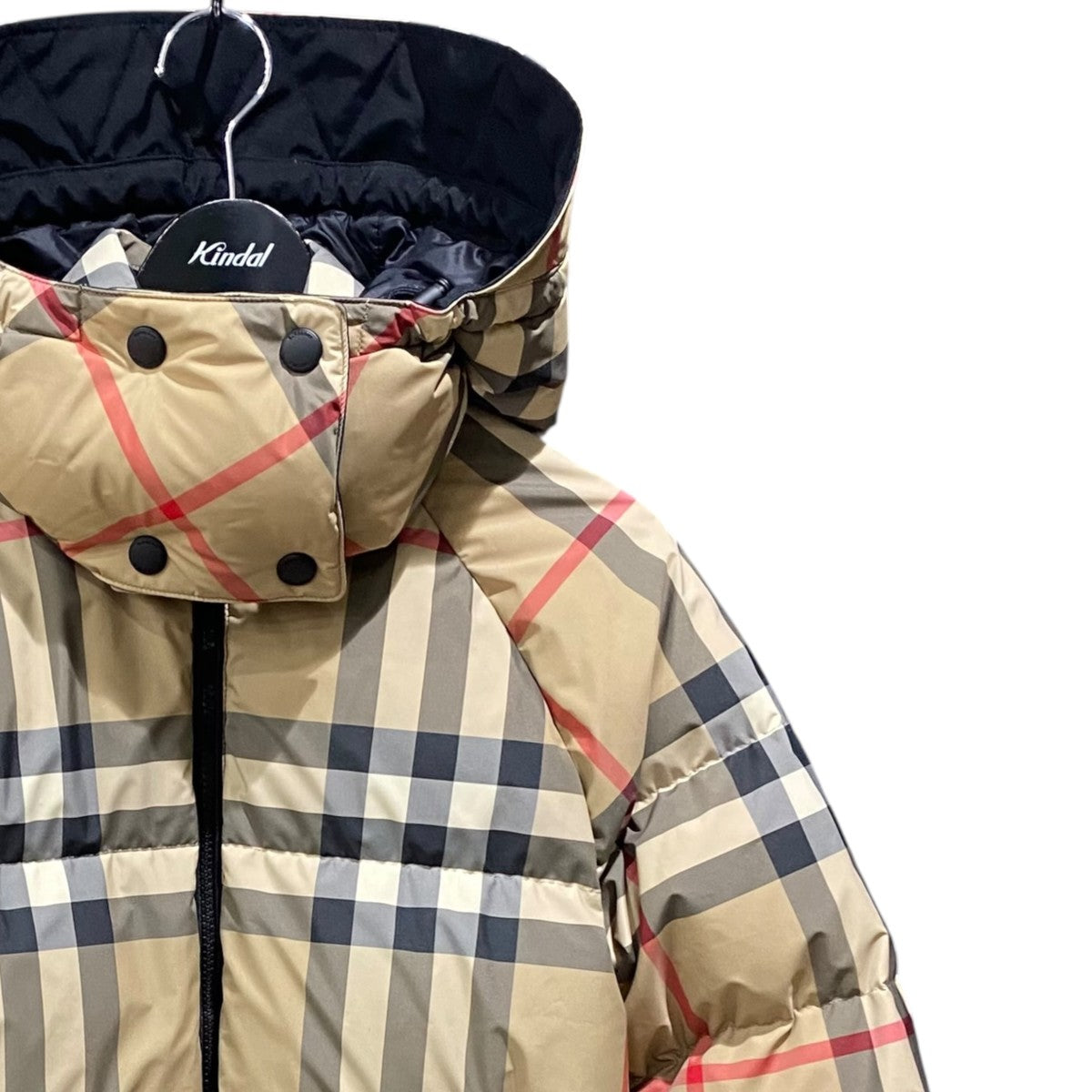 BURBERRY ノヴァチェック柄ダウンジャケット8045956 古着・中古-3枚目のアイテム画像
