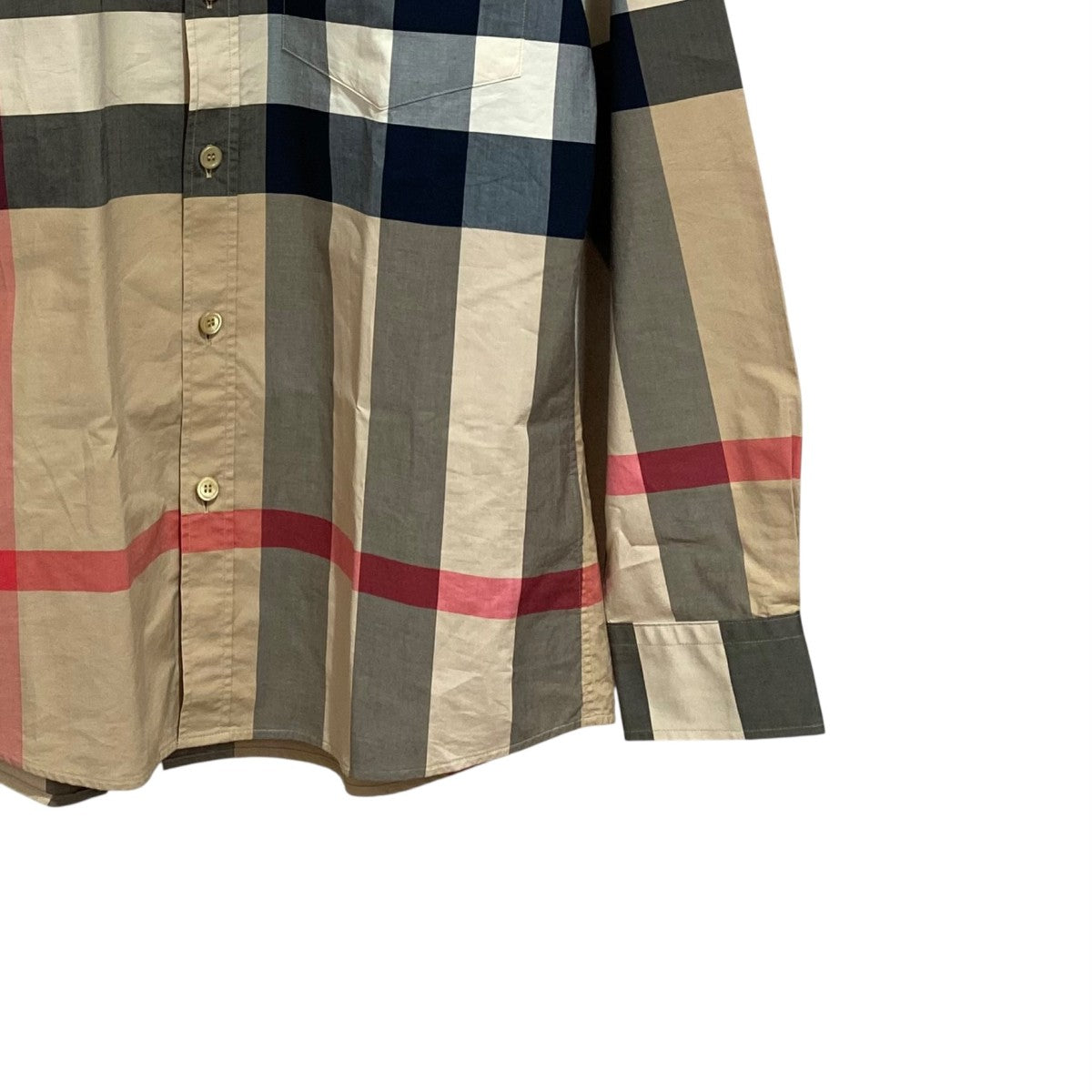 BURBERRY 長袖チェックシャツ8010213 古着・中古-4枚目のアイテム画像