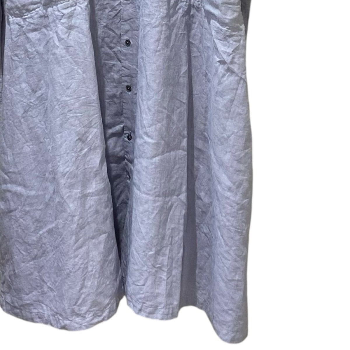 nest Robe リネン天然染めビッグシャツワンピース01241-1485 古着・中古-4枚目のアイテム画像