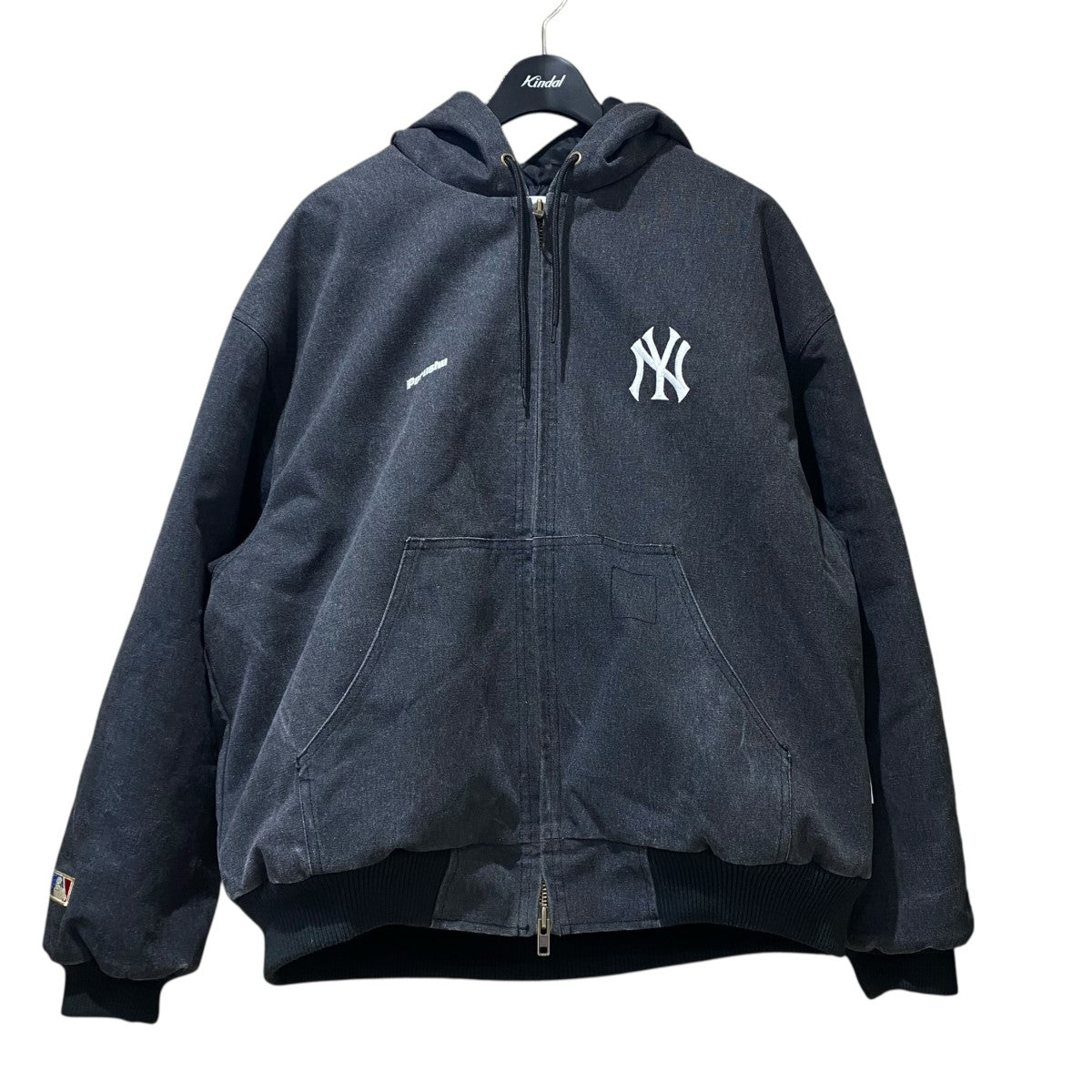 ダックフードブルゾンPE333034BW