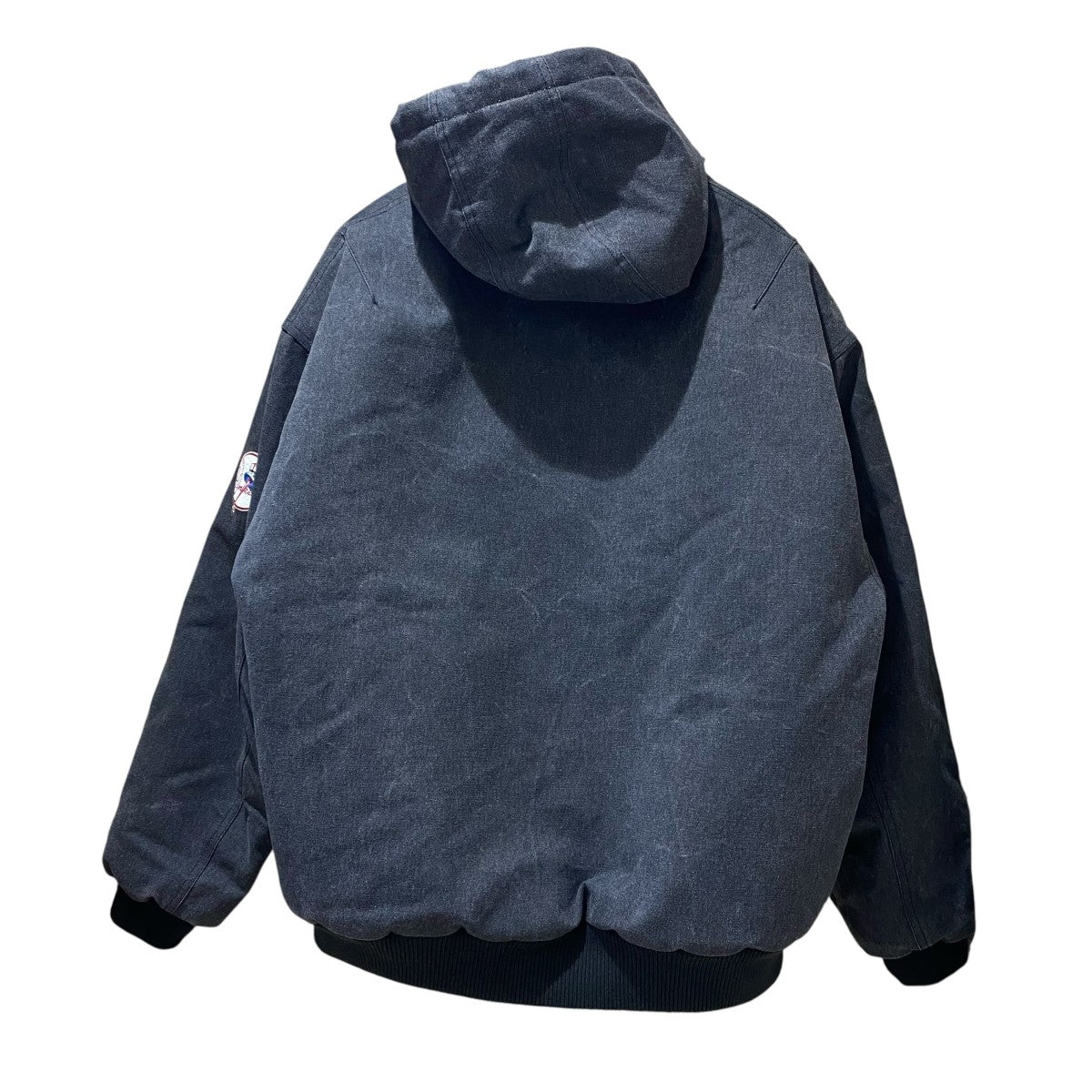 ダックフードブルゾンPE333034BW