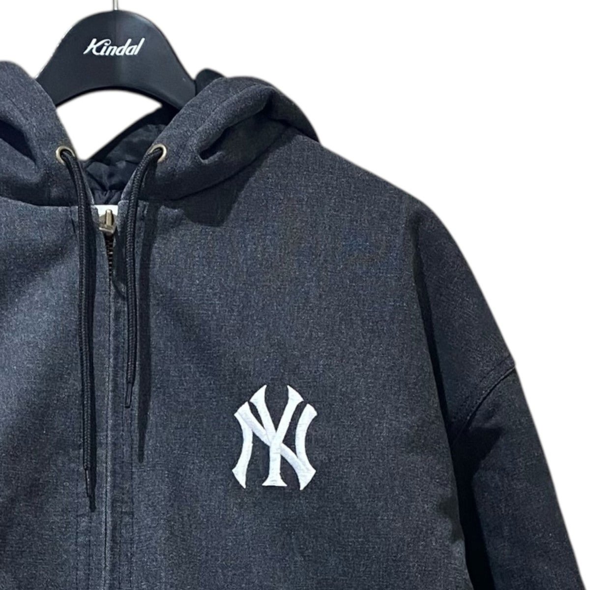 Perushu×MLBコラボ ダックフードブルゾンPE333034BW 古着・中古-3枚目のアイテム画像