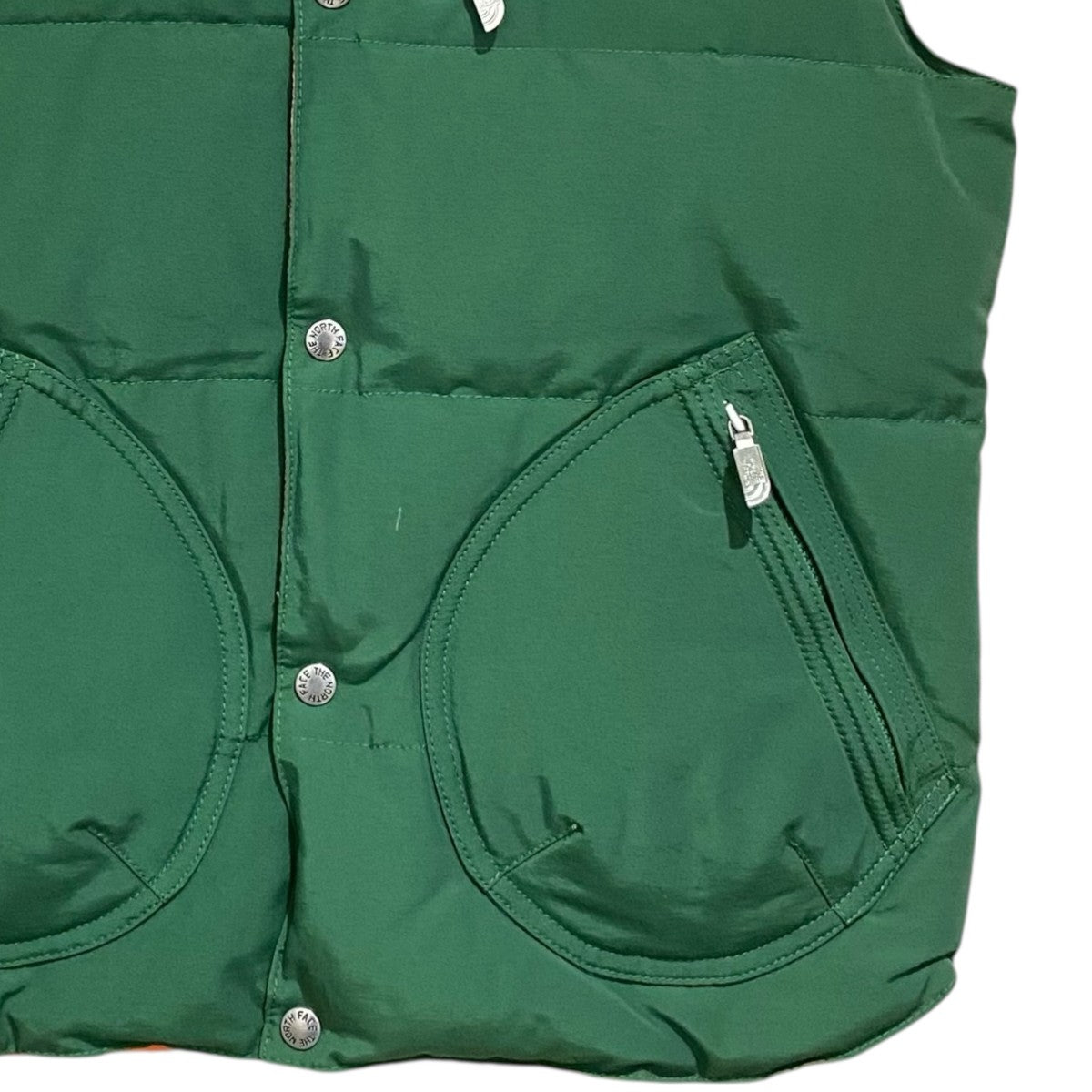 JUNYA WATANABE CDG×THE NORTH FACE レザー切替ダウンベストWD-V101 古着・中古-4枚目のアイテム画像