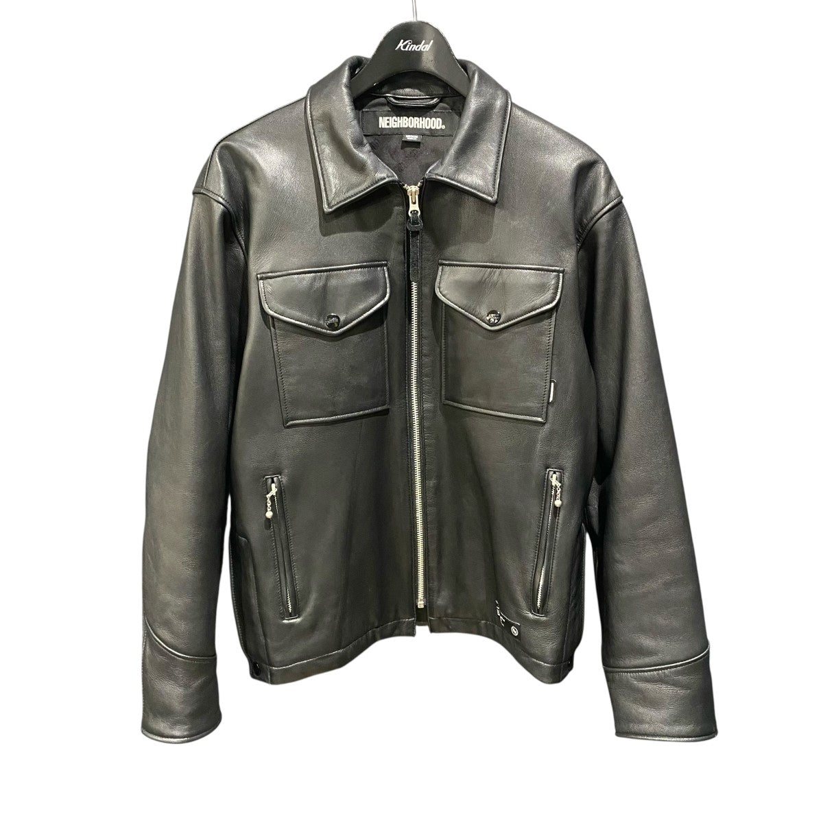 NEIGHBORHOOD LEATHER PM JACKET251SZNH-JKM01 古着・中古-1枚目のアイテム画像