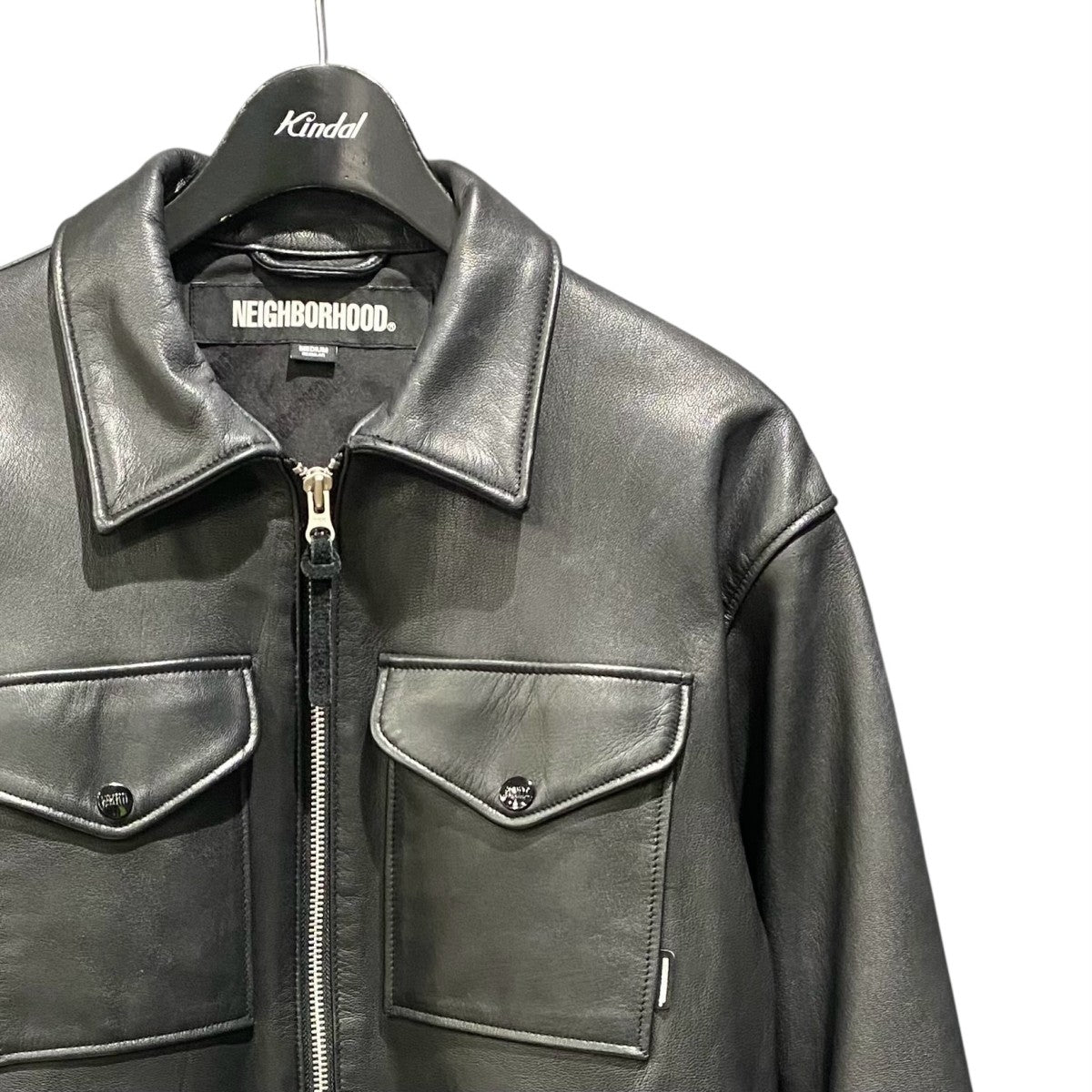 NEIGHBORHOOD LEATHER PM JACKET251SZNH-JKM01 古着・中古-3枚目のアイテム画像