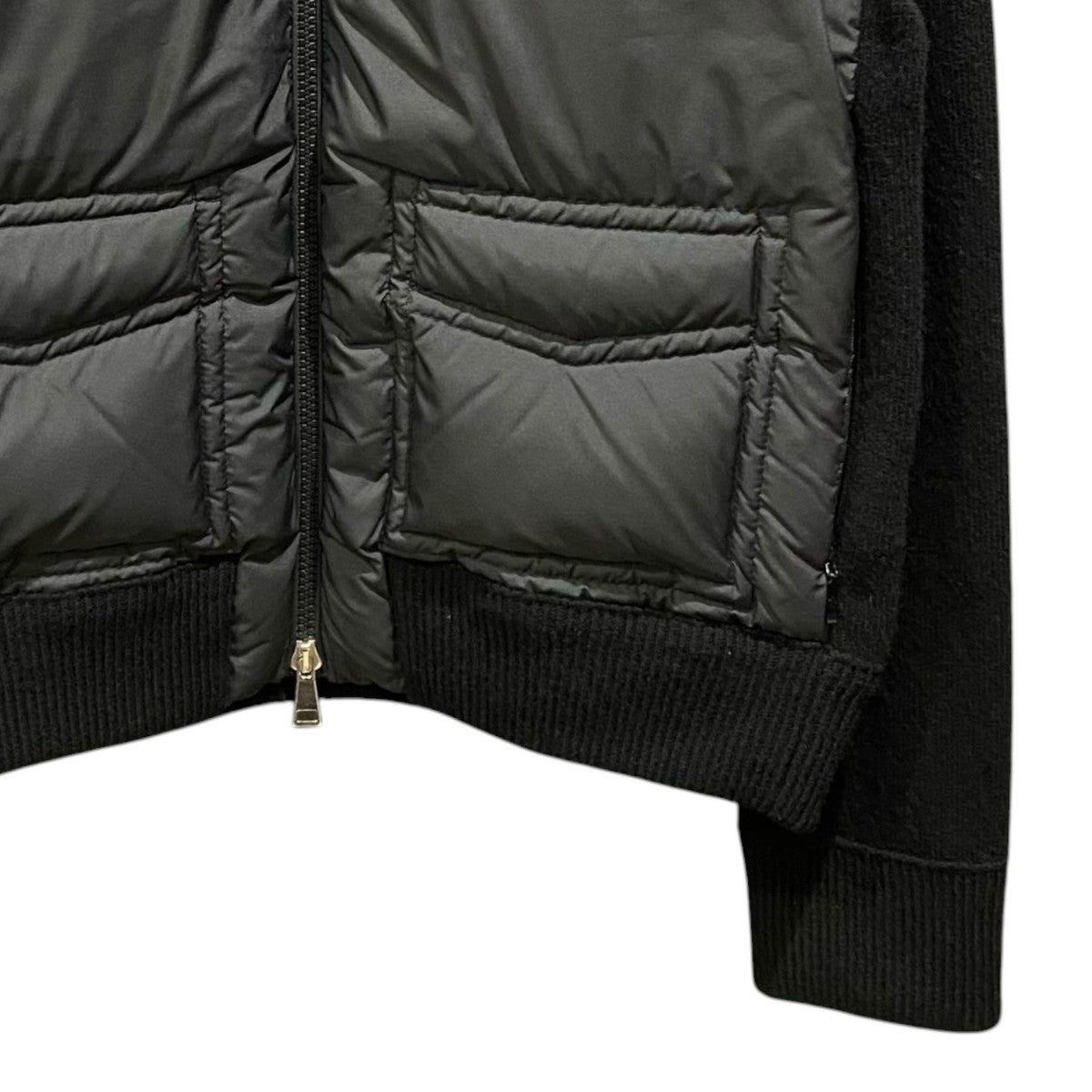 MONCLER ニット切替ダウンジャケット CARDIGANI20939B00001 古着・中古-4枚目のアイテム画像