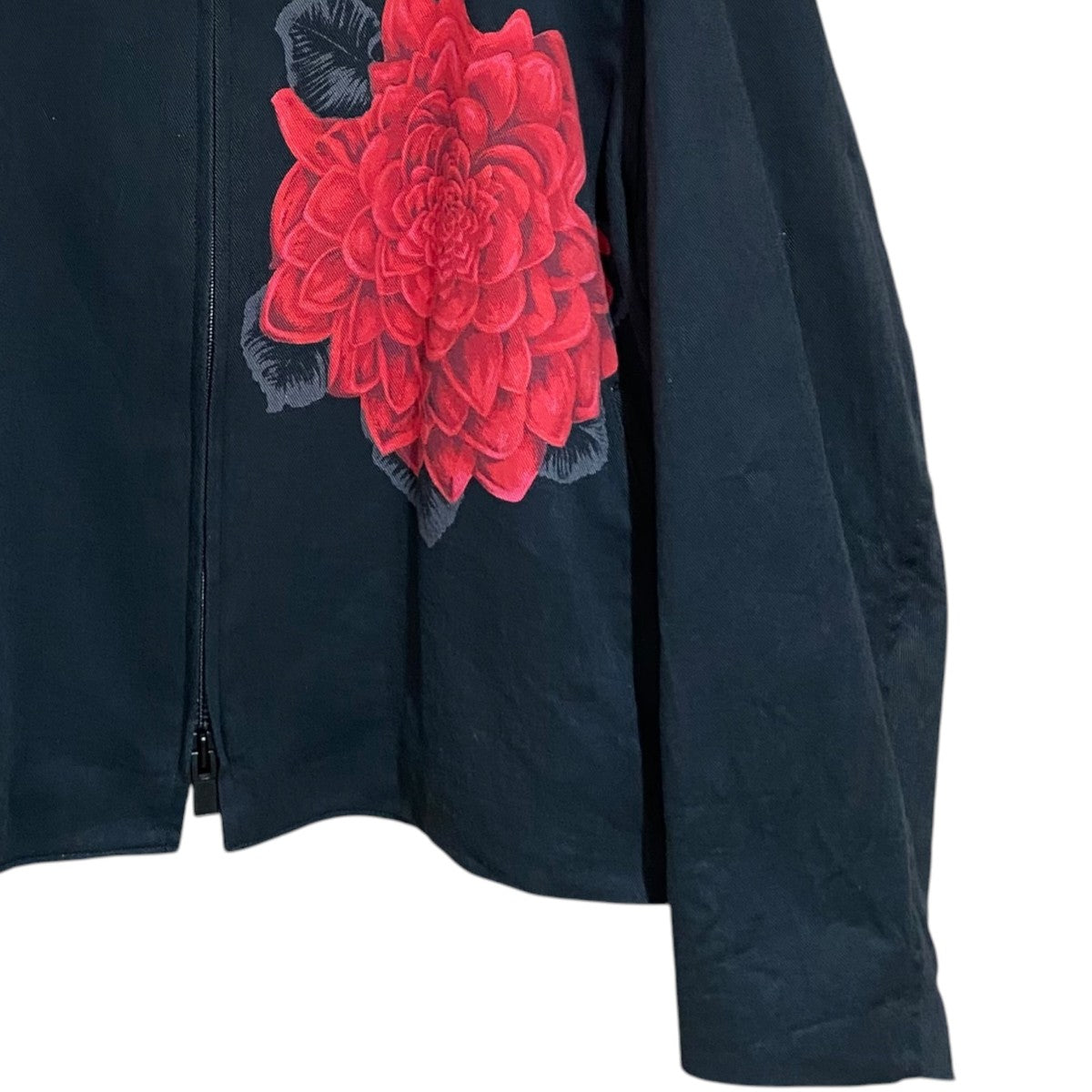 Y’S for men FLOWER PRINT SHORT BLOUSON DAHLIAMR-Y60-010 古着・中古-4枚目のアイテム画像
