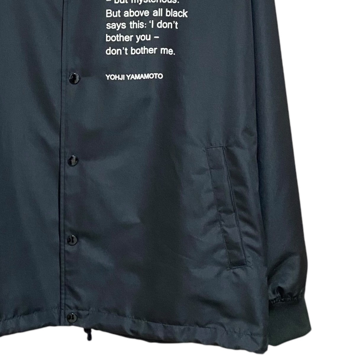 Yohji Yamamoto pour homme×New Era DAHLIA COACH JACKETHZ-Y90-900 古着・中古-4枚目のアイテム画像