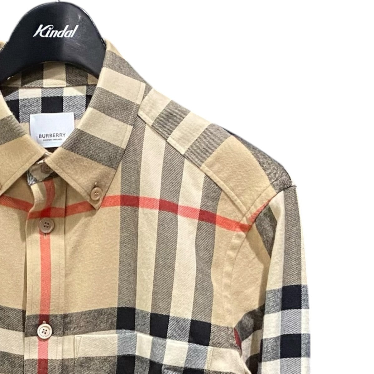 BURBERRY(バーバリー) チェックネルシャツ8064881 8064881 ベージュ
