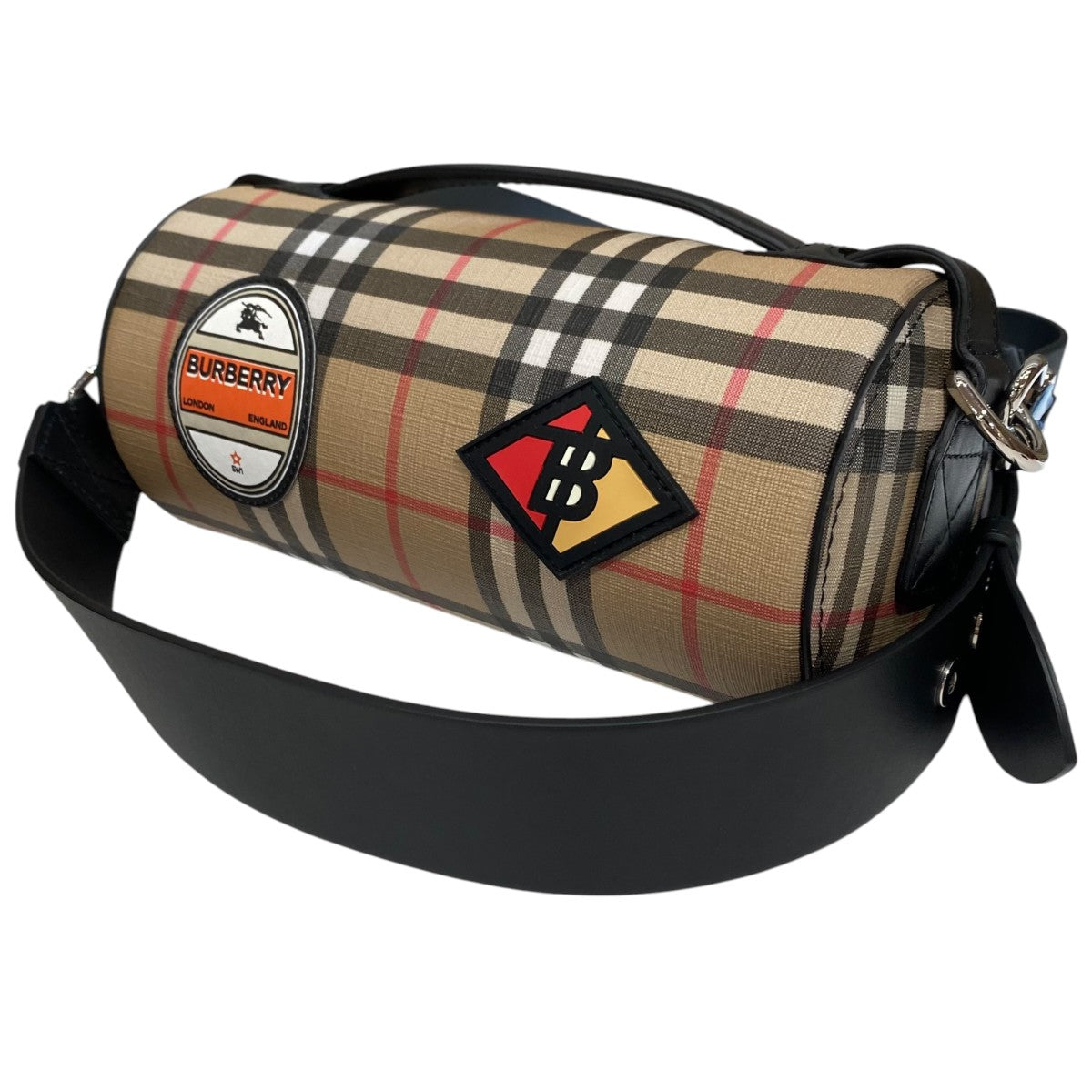 M博036 / BURBERRY ノバチェック ワンショルダーバッグ キャンバス BURBERRY（バーバリー） ノバチェック ショルダーバッグ ワン