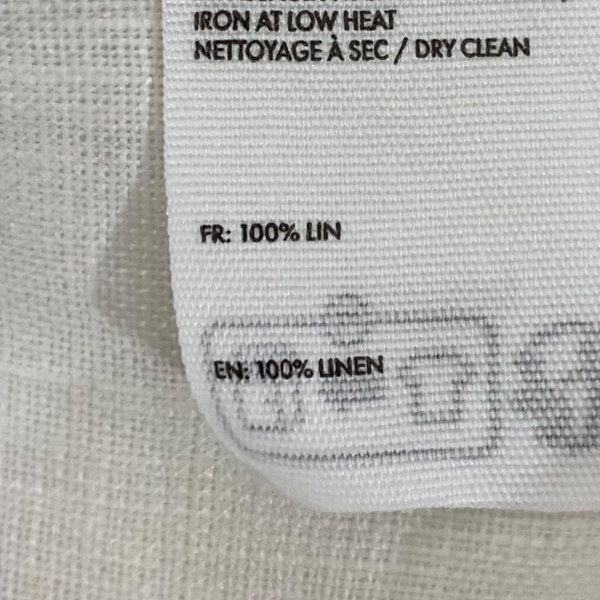 JACQUEMUS 246SH001-1050 総柄リネンシャツ 古着・中古-6枚目のアイテム画像