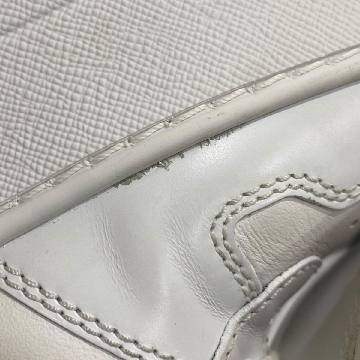 PRADA(プラダ) ダウンタン厚底スニーカー1E792M 1E792M ホワイト