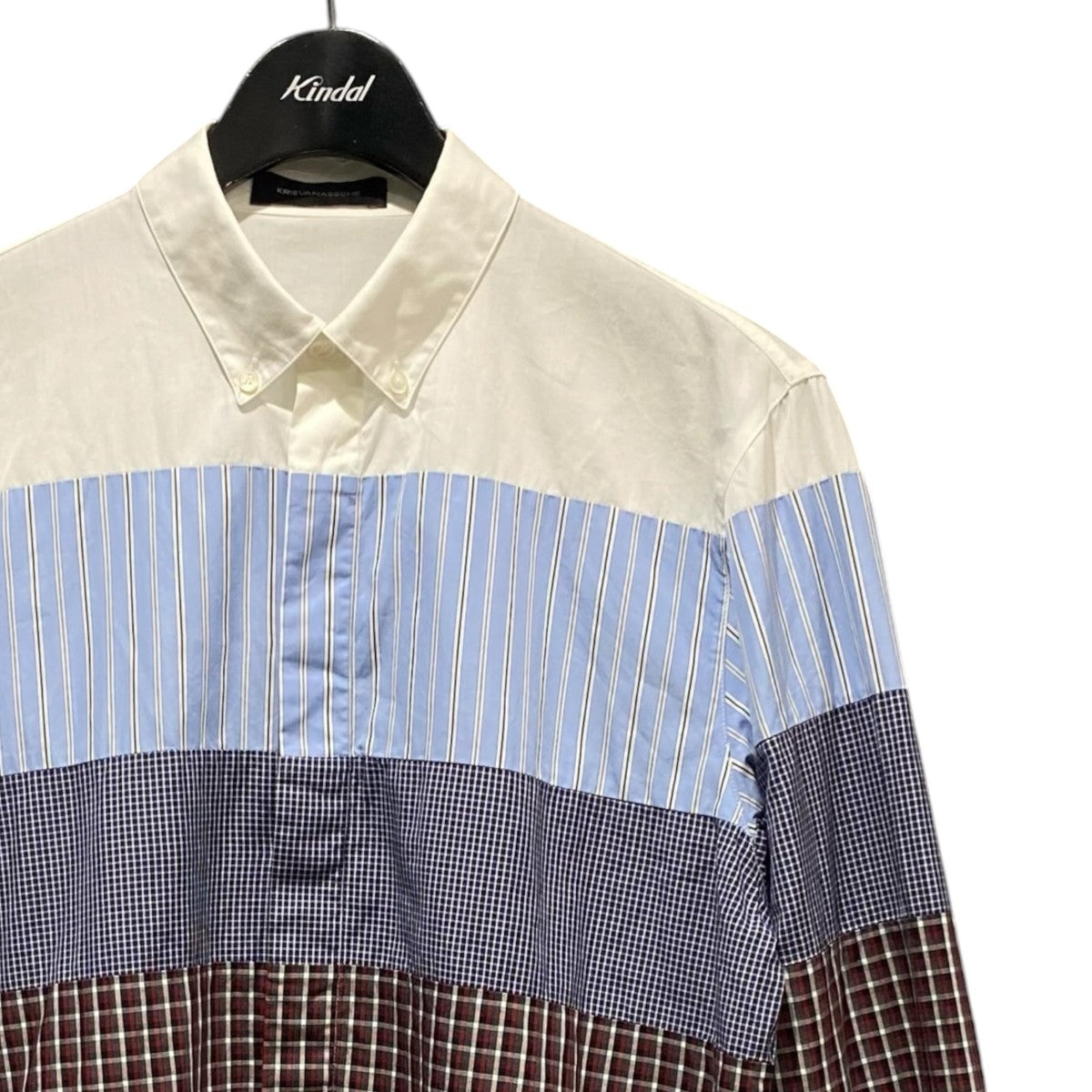 KRIS VAN ASSCHE 切替シャツ132SH136 古着・中古-3枚目のアイテム画像
