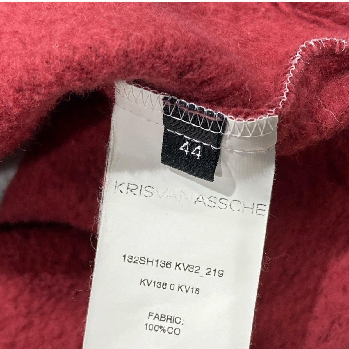 KRIS VAN ASSCHE 切替シャツ132SH136 古着・中古-5枚目のアイテム画像
