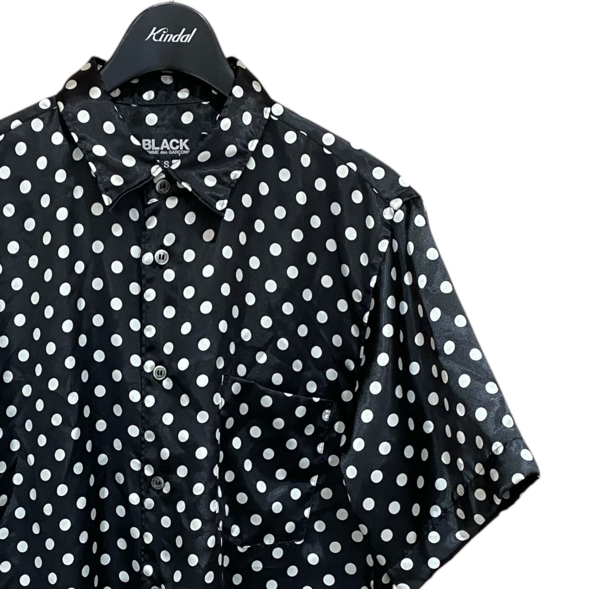 BLACK COMME des GARCONS POLKA DOT SHIRT1K-B018 古着・中古-3枚目のアイテム画像