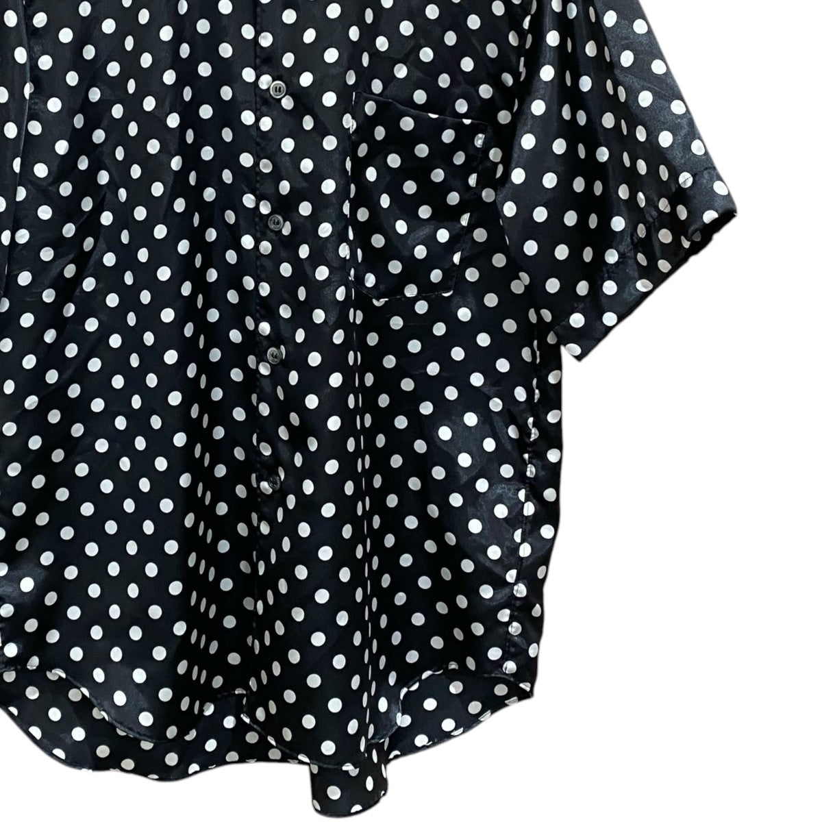 BLACK COMME des GARCONS POLKA DOT SHIRT1K-B018 古着・中古-4枚目のアイテム画像