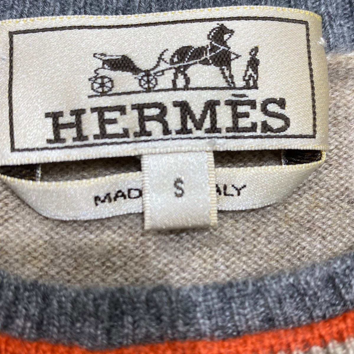 HERMES ■カシミヤニット 古着・中古-5枚目のアイテム画像