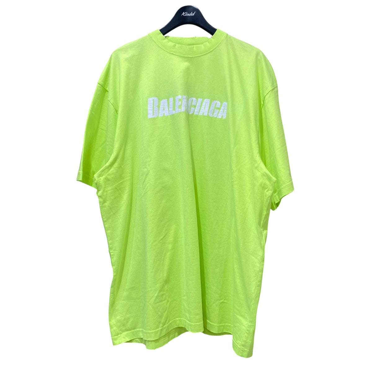 ダメージ加工ロゴTシャツ651795