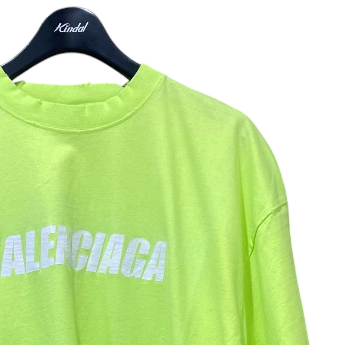 ダメージ加工ロゴTシャツ651795