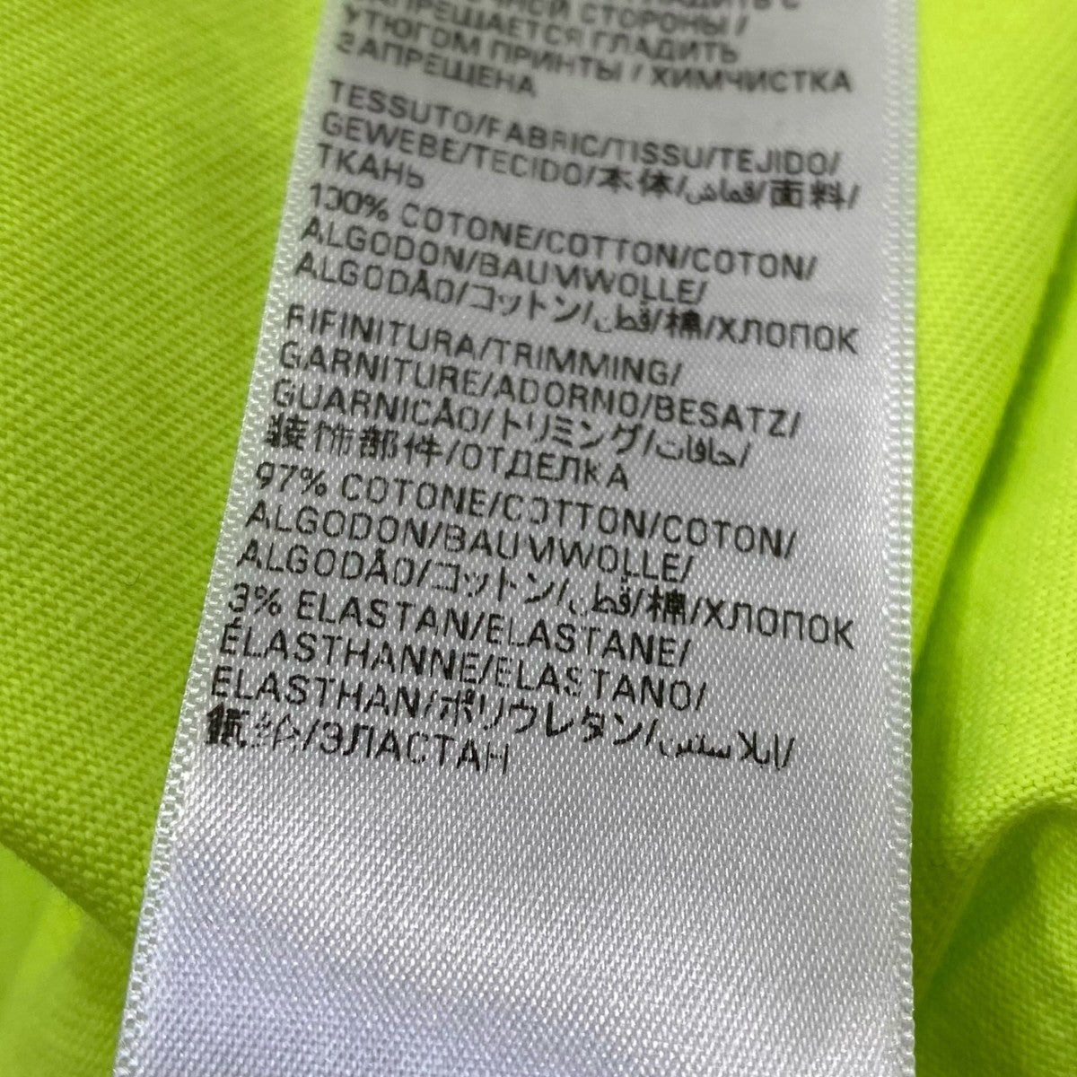 ダメージ加工ロゴTシャツ651795