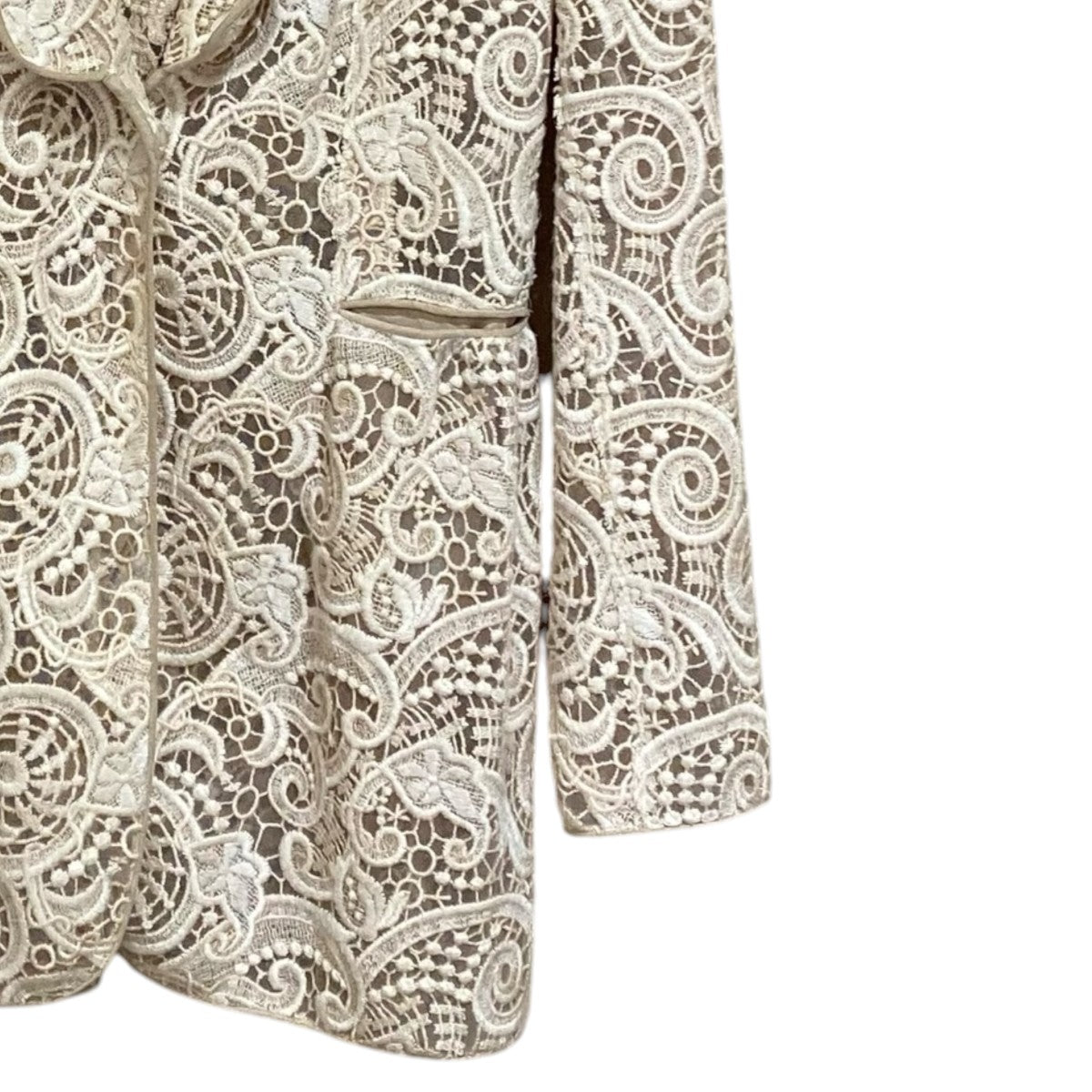 ERMANNO SCERVINO レースジャケット 古着・中古-4枚目のアイテム画像