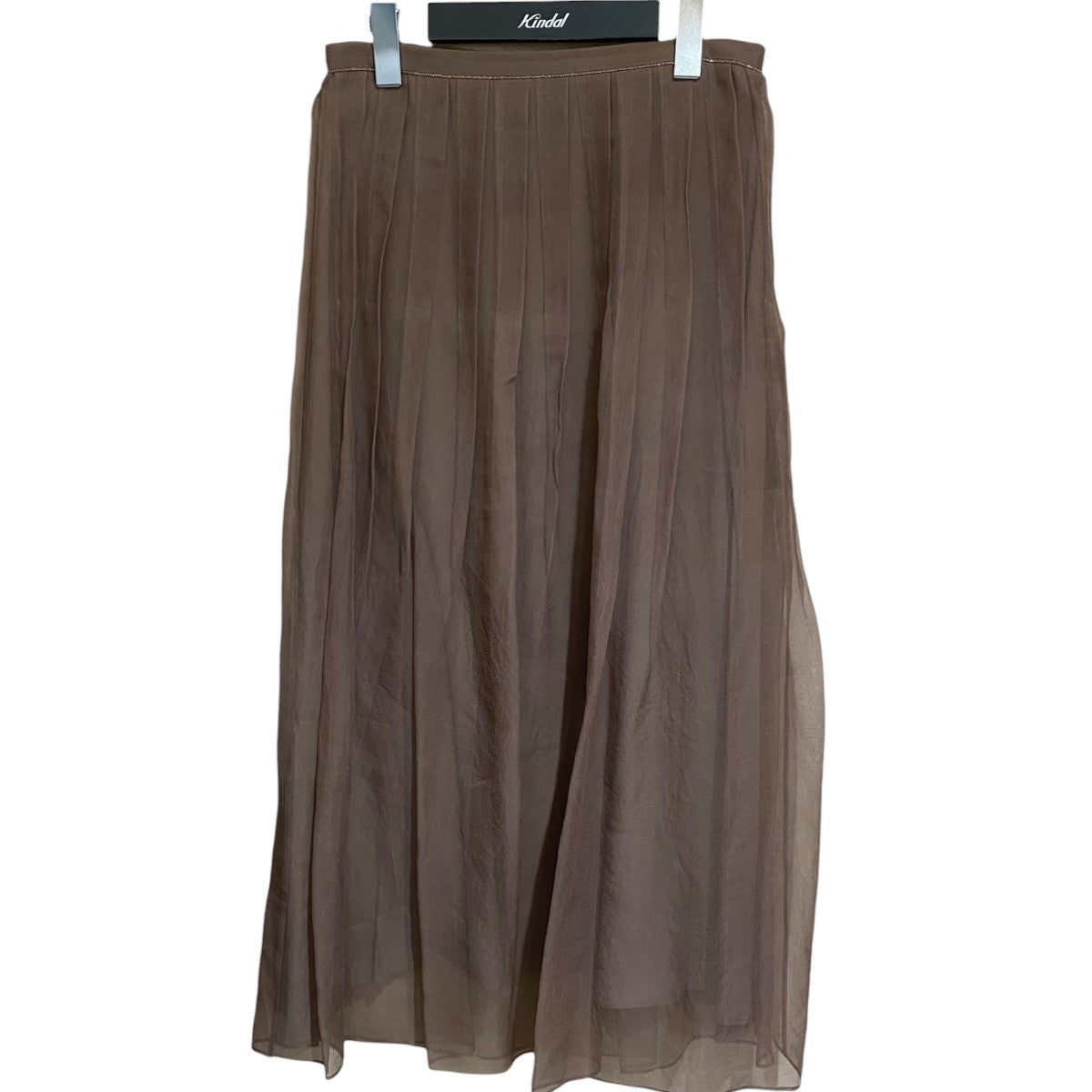 シルクプリーツスカート