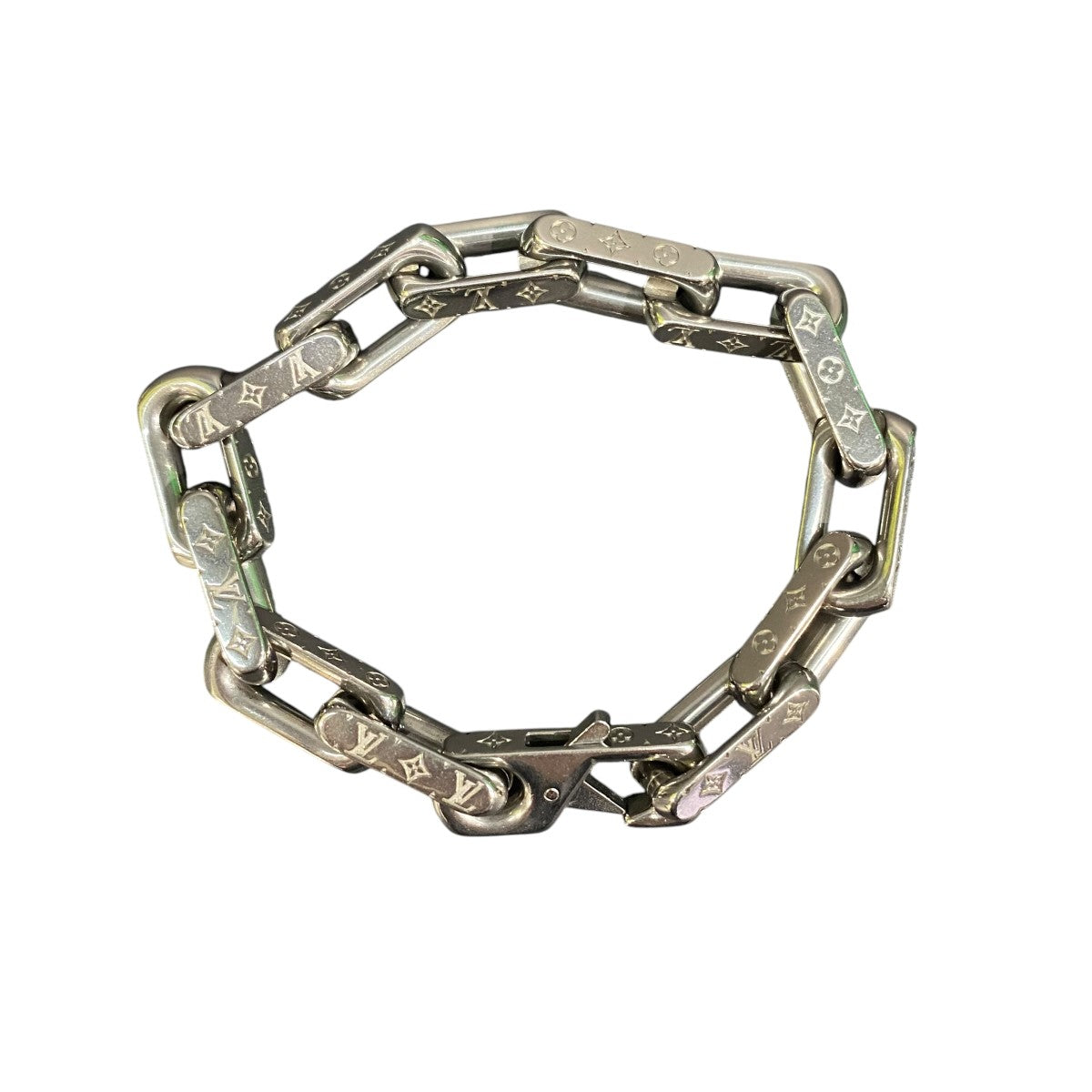 LOUIS VUITTON ブレスレット チェーンモノグラムM00308 古着・中古-1枚目のアイテム画像