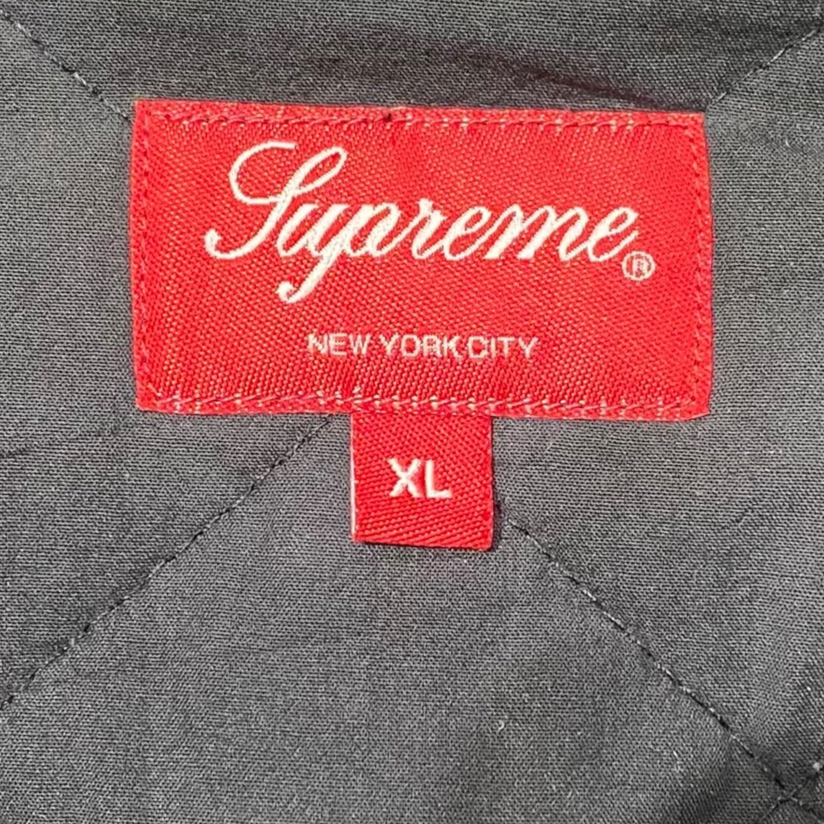 Supreme 19AW／Quilted Plaid Zip Up Shirts 古着・中古-5枚目のアイテム画像