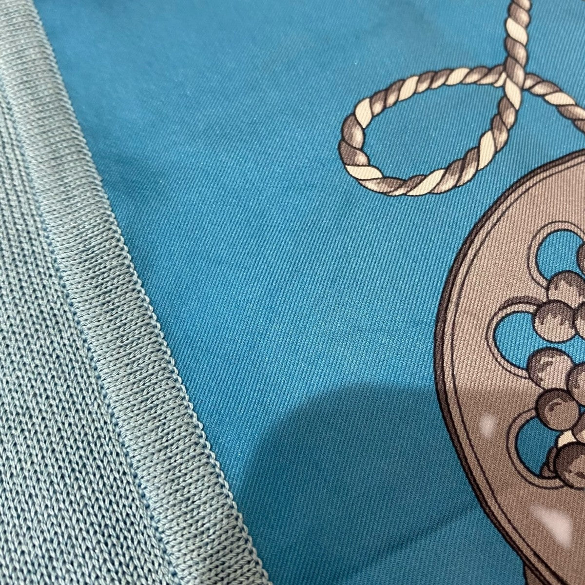 HERMES ノースリーブシルクシャツ 古着・中古-7枚目のアイテム画像