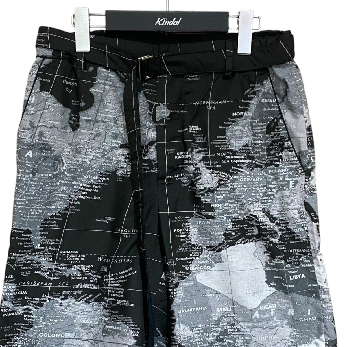 sacai WORLD MAP SHORT PANTS20-02303M 古着・中古-3枚目のアイテム画像
