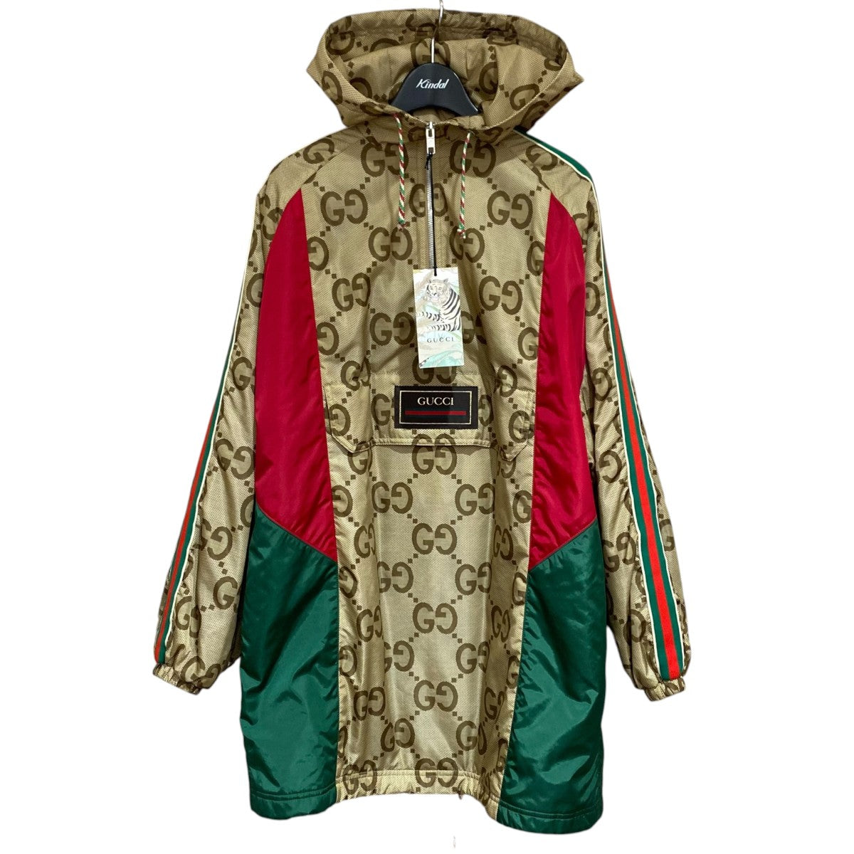 GUCCI GGナイロンタイガー刺繍コート682977 古着・中古-1枚目のアイテム画像