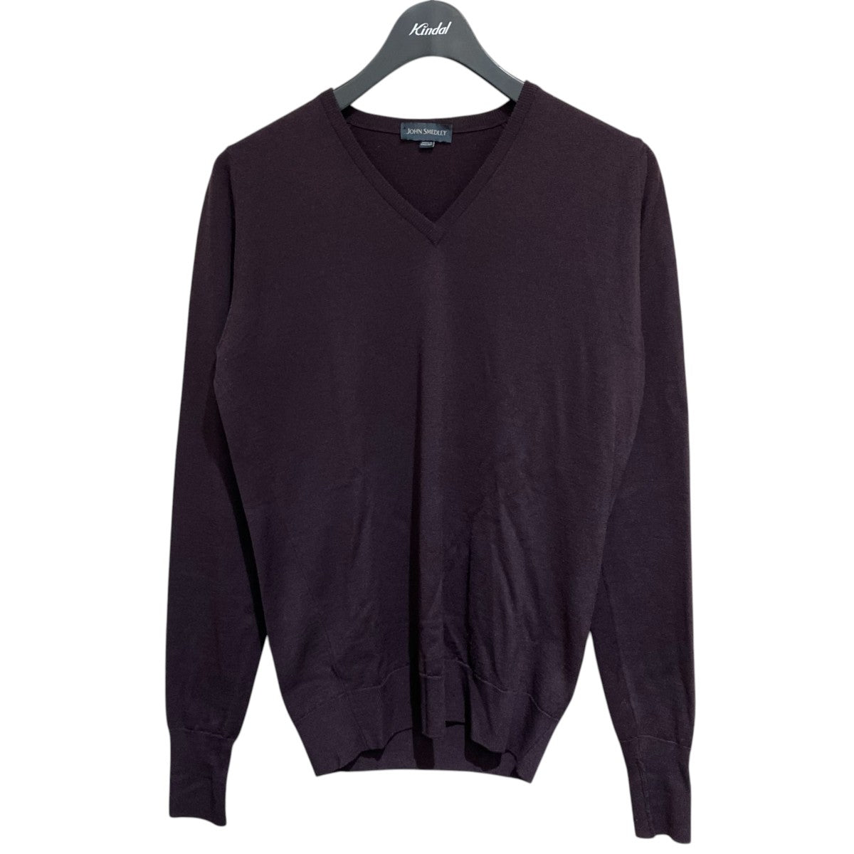 JOHN SMEDLEY Vネックニット 古着・中古-1枚目のアイテム画像