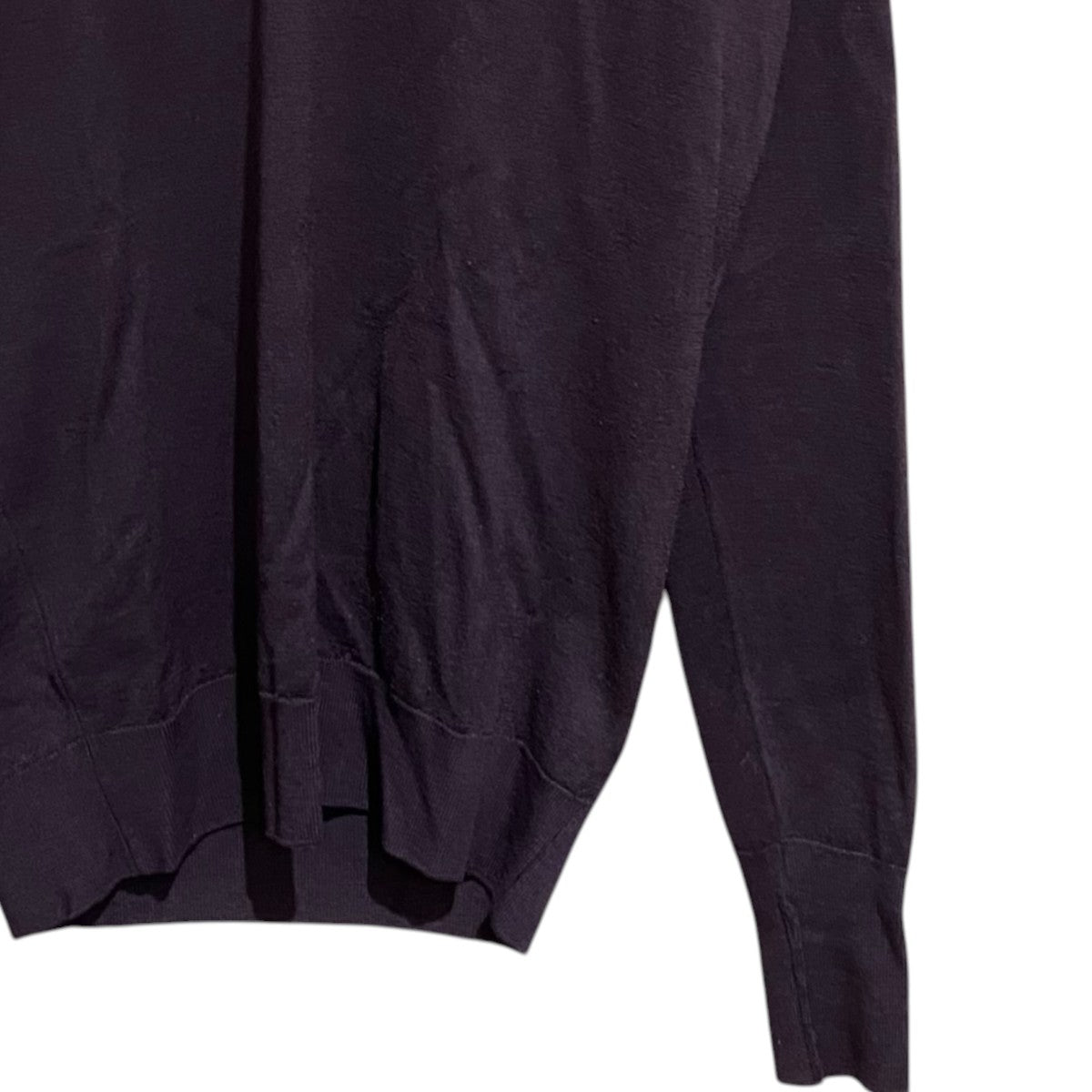 JOHN SMEDLEY Vネックニット 古着・中古-4枚目のアイテム画像