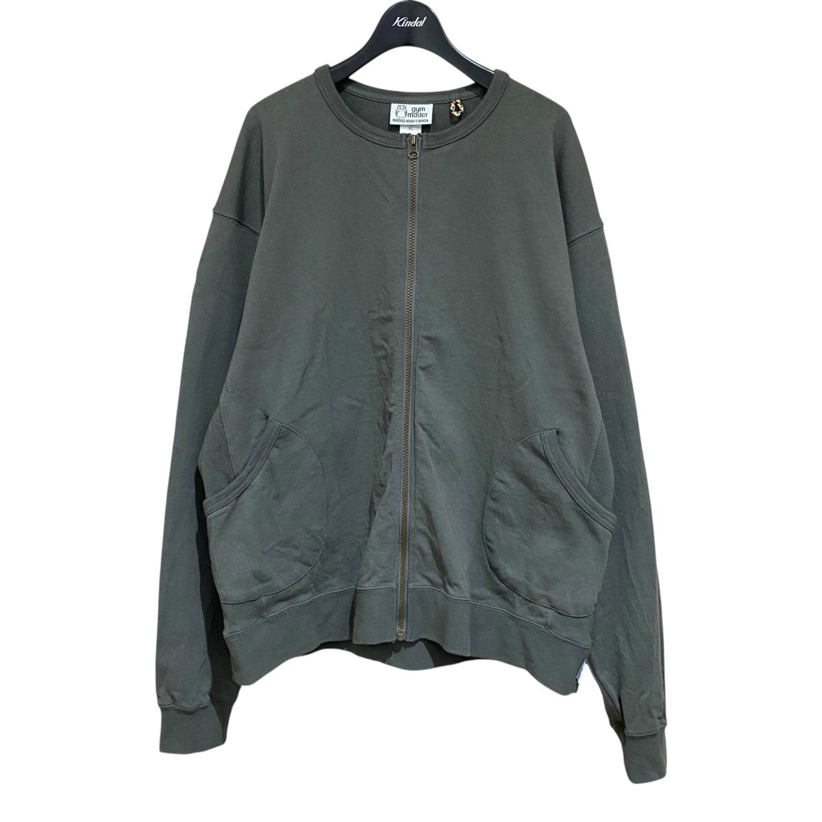 GYM MASTER ジップアップスウェットG418771C 古着・中古-1枚目のアイテム画像