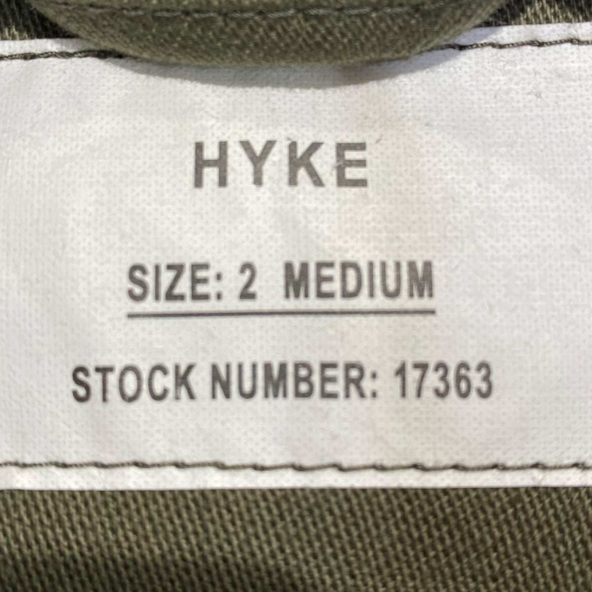 HYKE M-51 TYPE FIELD JACKET17363 古着・中古-6枚目のアイテム画像