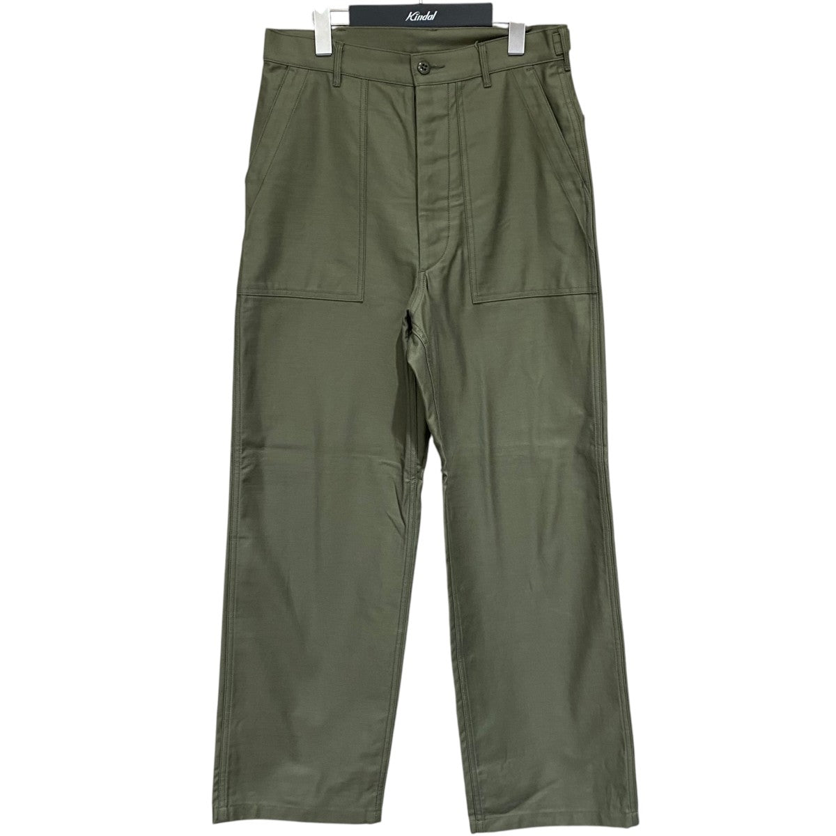 HYKE(ハイク) BACK SATIN BAKER PANTS13235 13235 カーキ サイズ XL