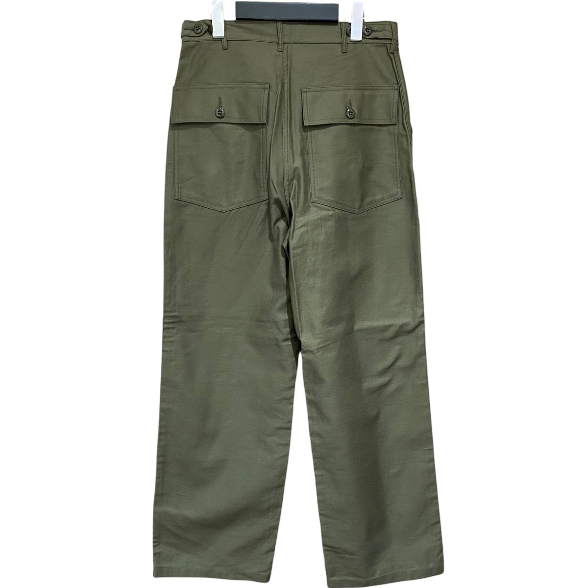 HYKE BACK SATIN BAKER PANTS13235 古着・中古-2枚目のアイテム画像