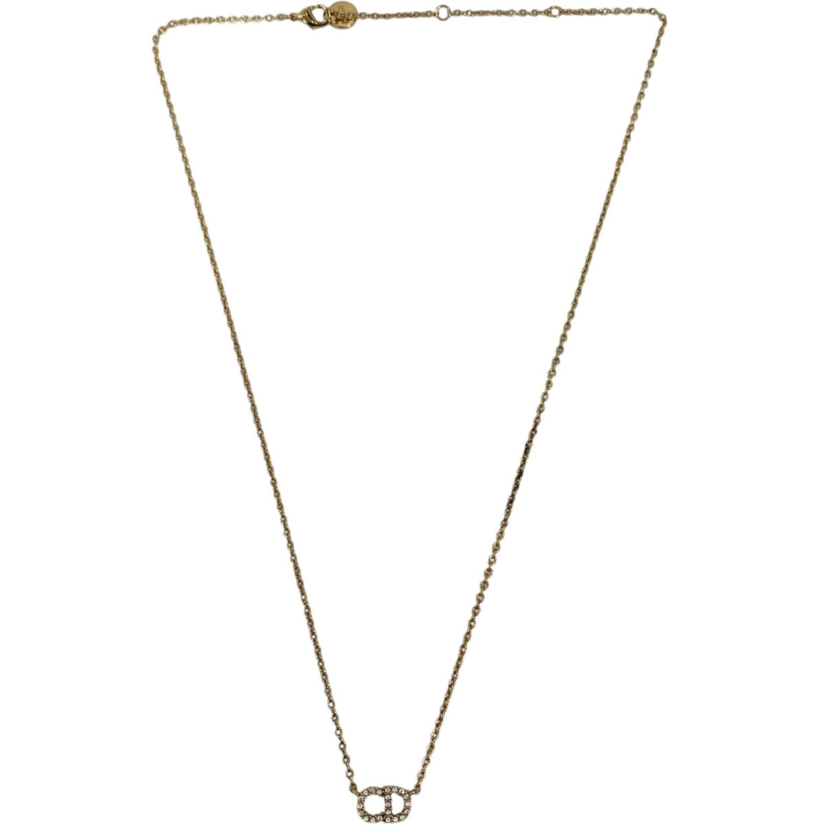 Dior ディオール ネックレス Clair D Lune ラインストーン Christian Dior(クリスチャンディオール) ラインストーンネックレス