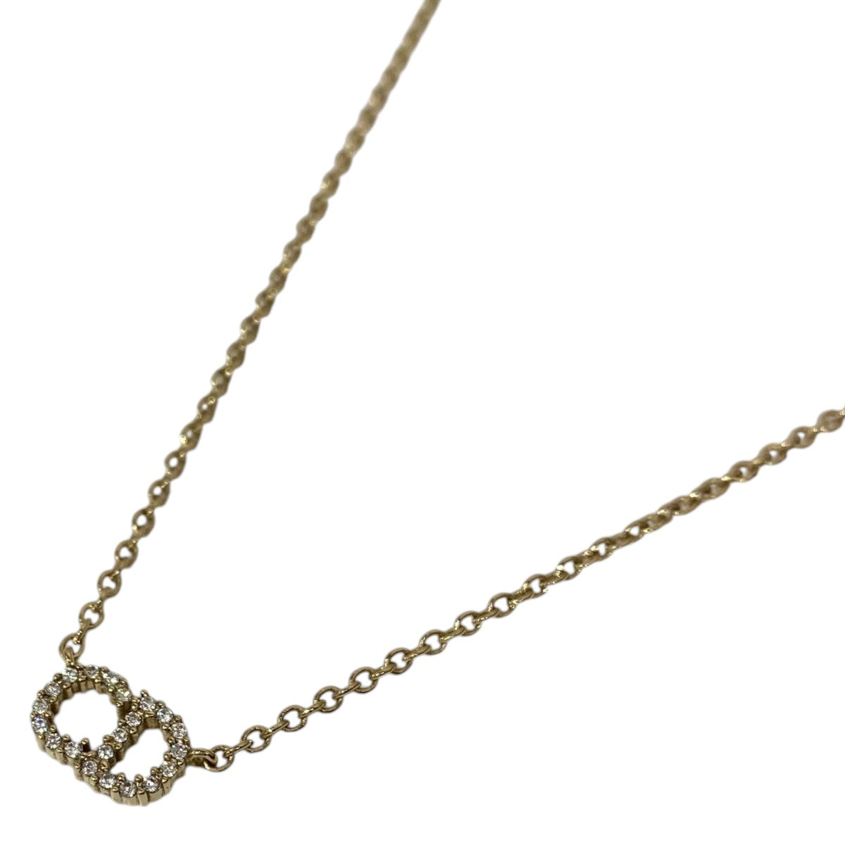Christian Dior(クリスチャンディオール) ラインストーンネックレス