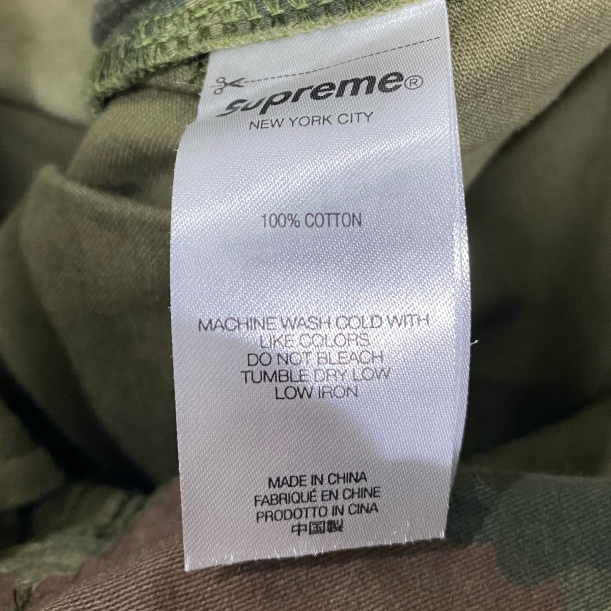 Supreme カモ柄カーゴパンツ 古着・中古-5枚目のアイテム画像