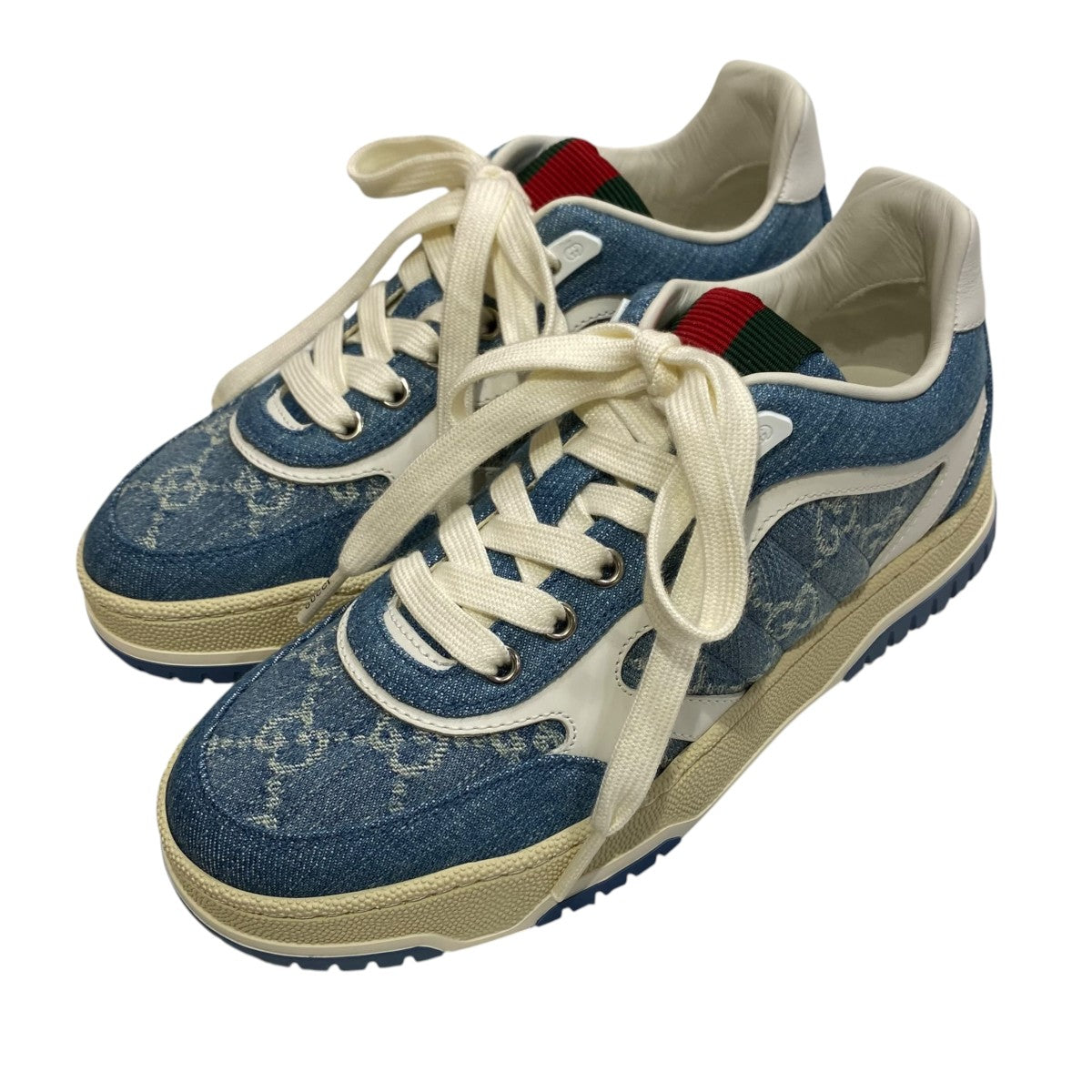 GUCCI リウェブ GGデニムスニーカー838831 古着・中古-1枚目のアイテム画像