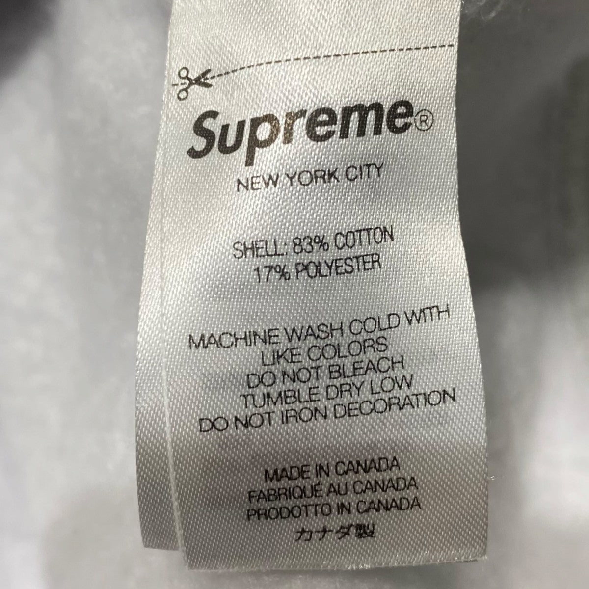 Supreme スモールボックスロゴパーカー 古着・中古-5枚目のアイテム画像