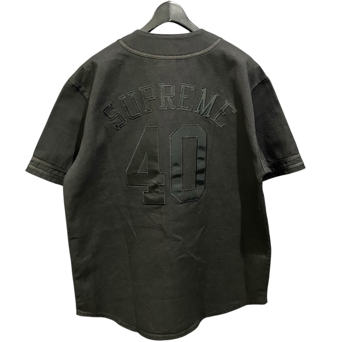 Supreme 40 Acres Twill Baseball Jersey 古着・中古-2枚目のアイテム画像