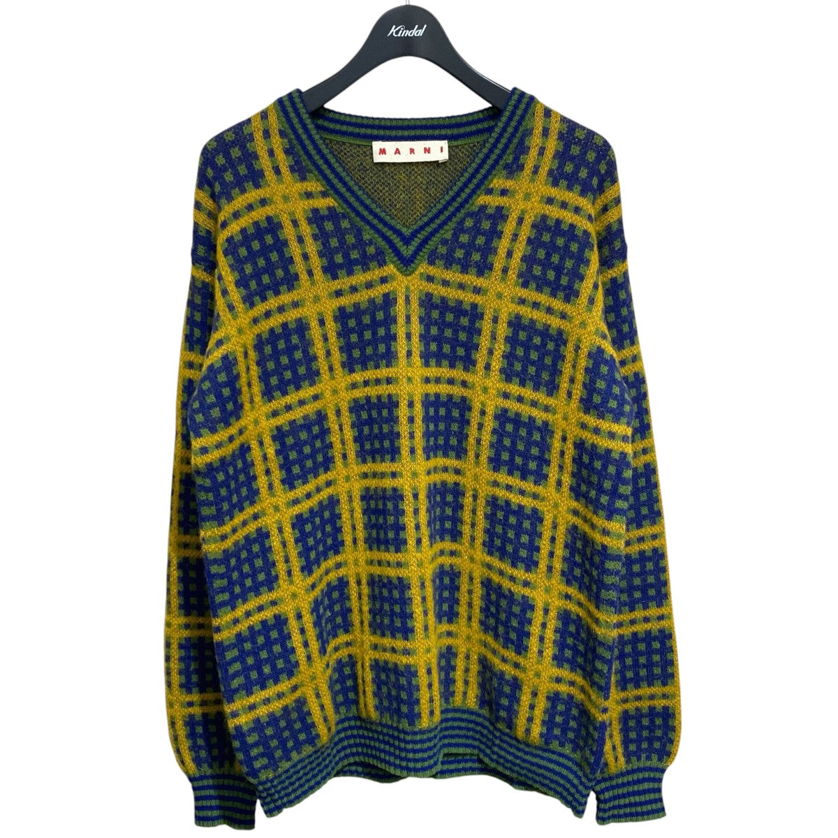 MARNI VネックモヘアニットCVMG0099Q0 古着・中古-1枚目のアイテム画像