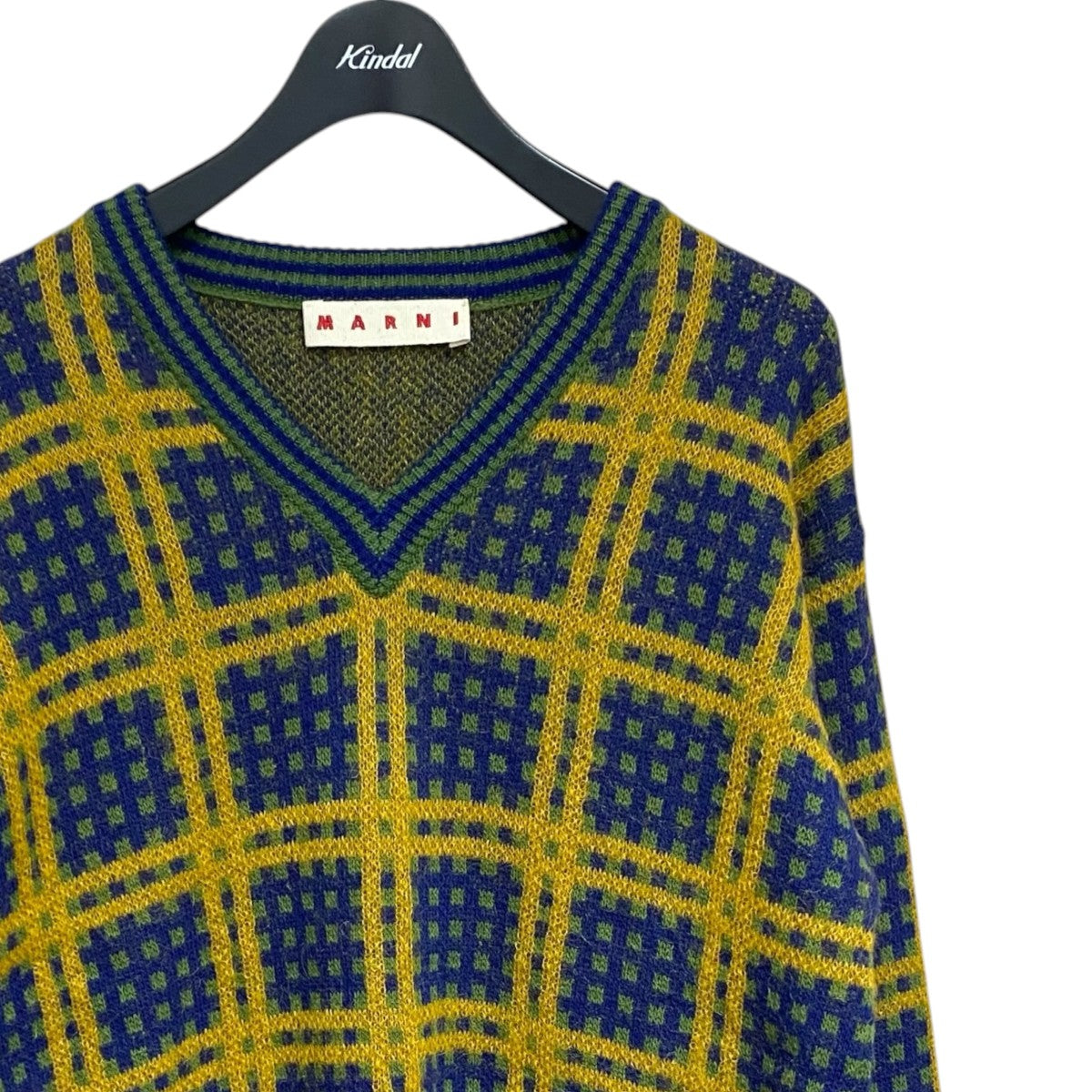 MARNI VネックモヘアニットCVMG0099Q0 古着・中古-3枚目のアイテム画像